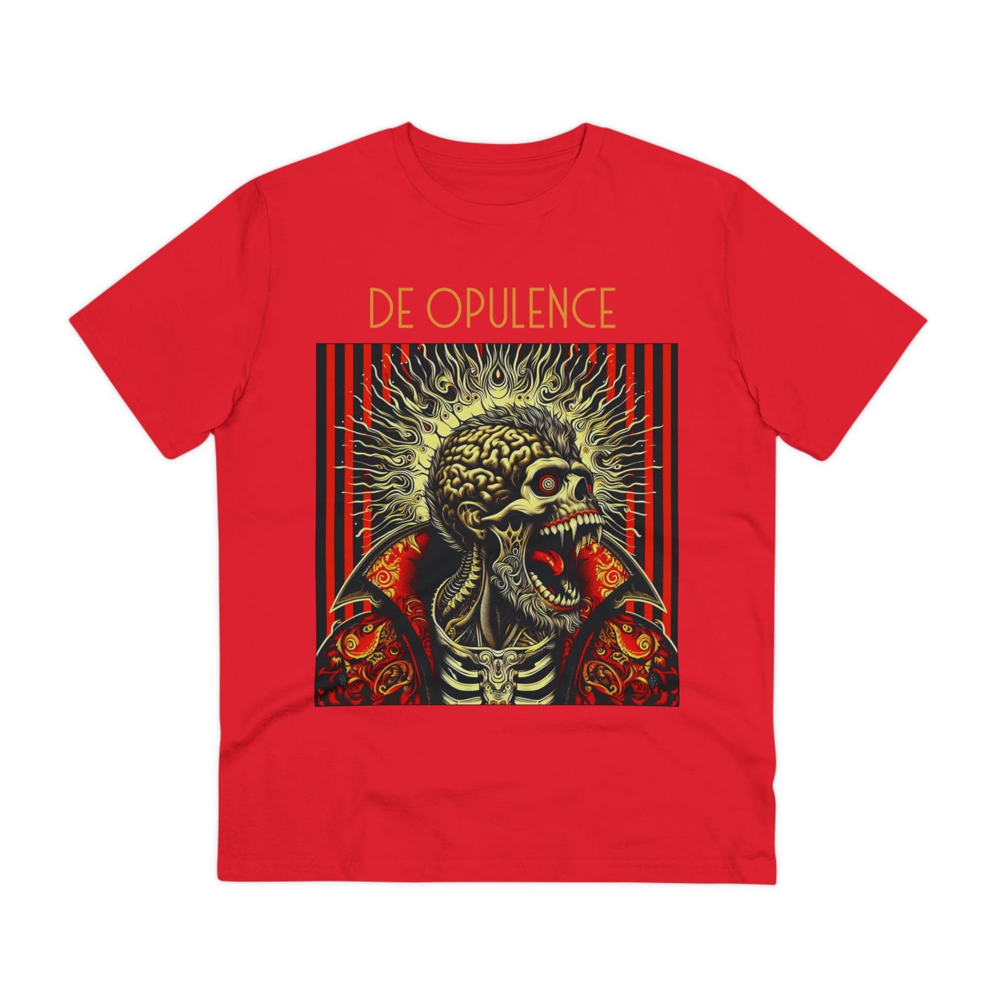 Organic Creator T-shirt - Unisex De Opulence by Noir Wolf Red