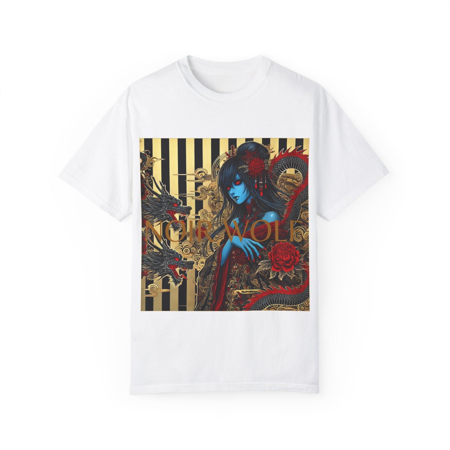 Unisex Garment-Dyed T-shirt De Opulence by Noir Wolf