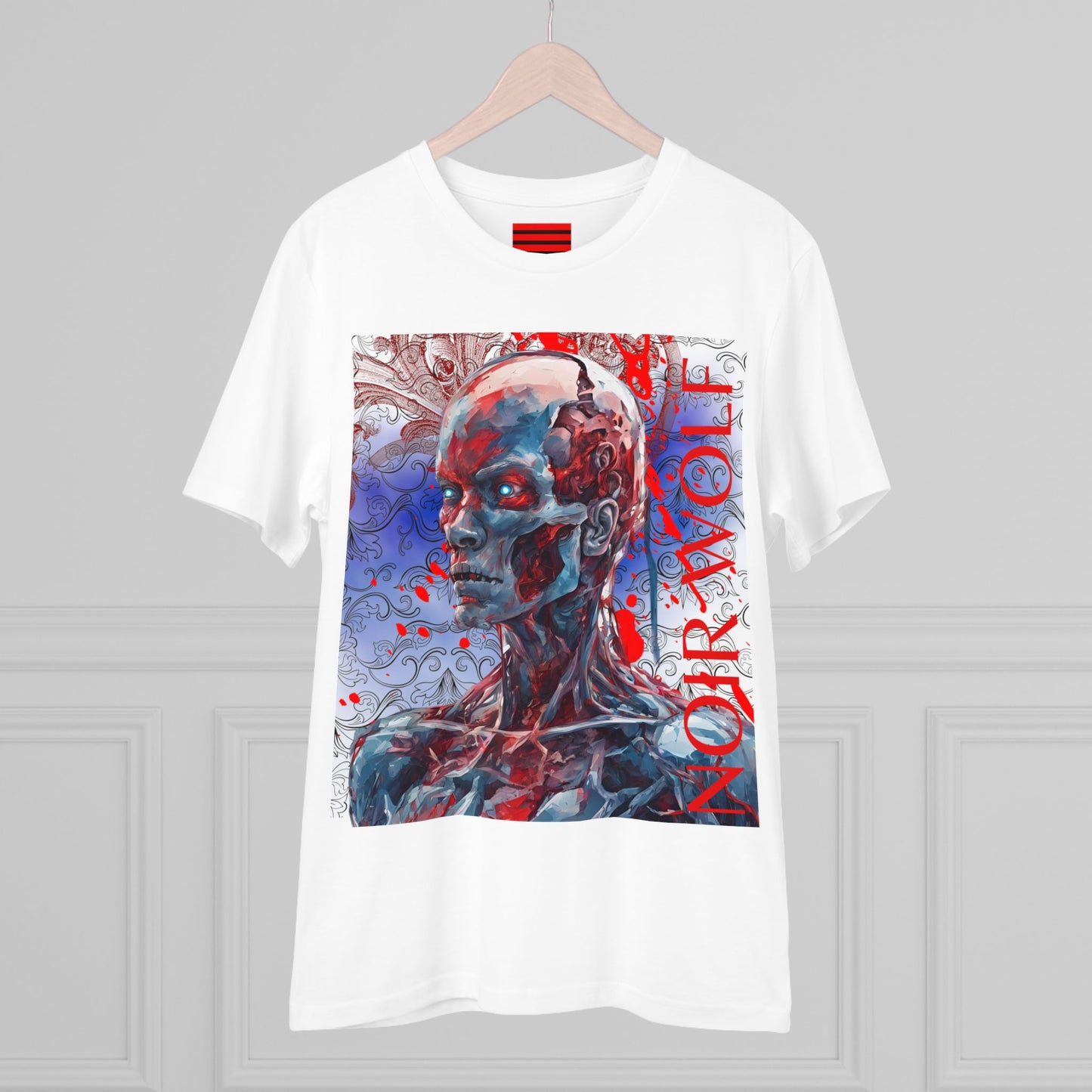 Organic Creator T-shirt - Unisex Blue Doom by Noir Wolf