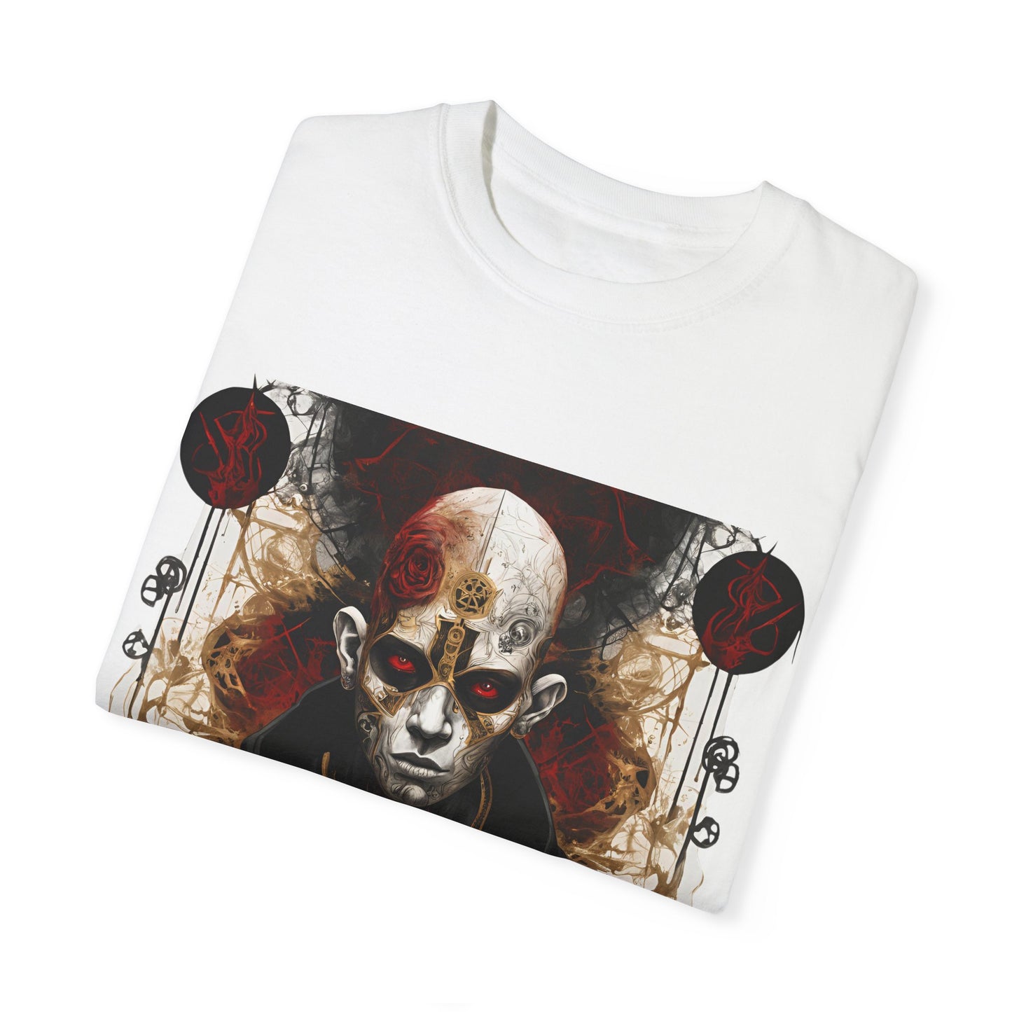 Unisex Garment-Dyed T-shirt  De Opluence by Noir Wolf