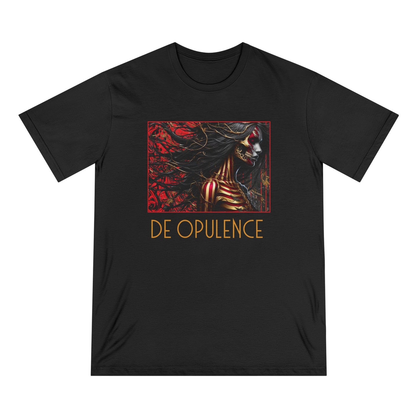 Bold Graphic Organic T-Shirt - DE OPULENCE & NOIR WOLF Designs
