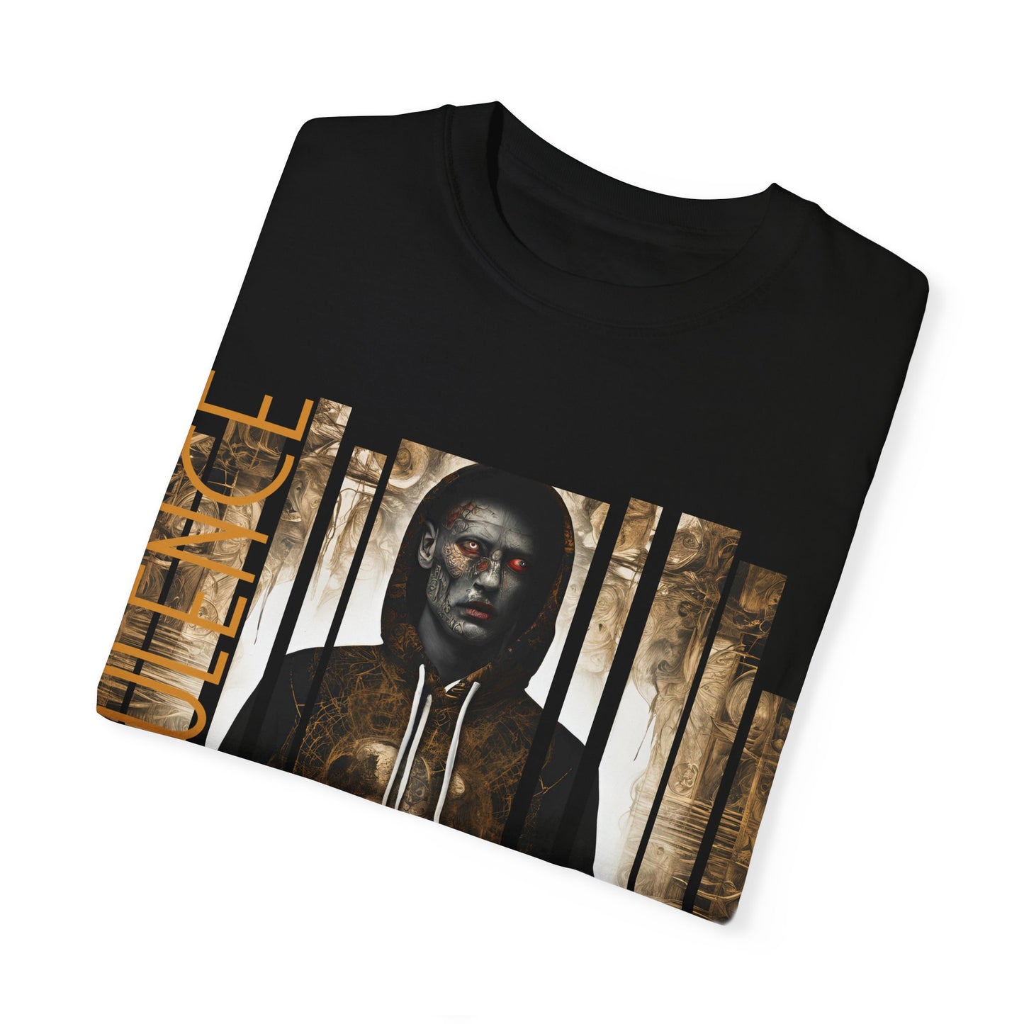 Unisex Garment-Dyed T-shirt De Opluence by Noir Wolf