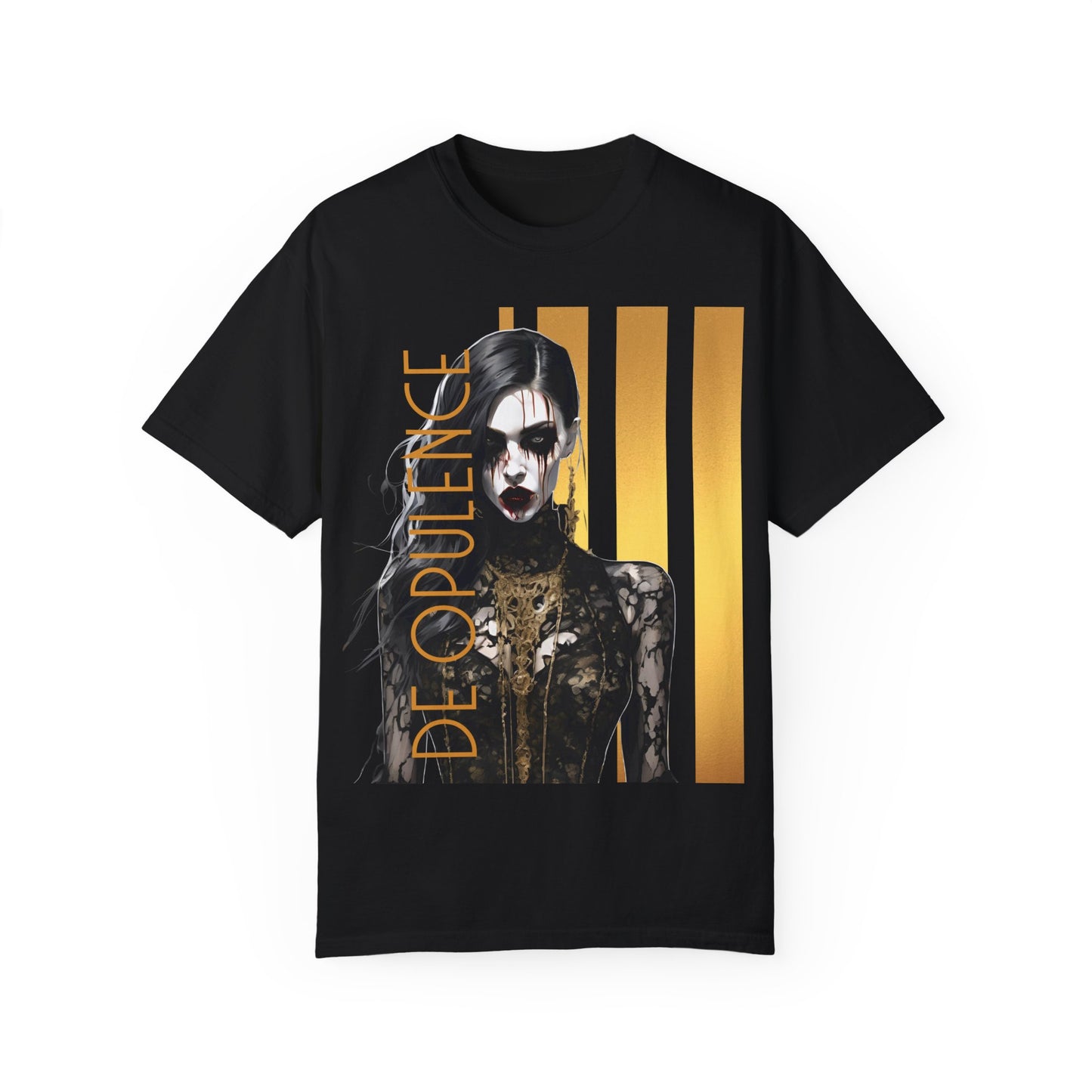 Unisex Garment-Dyed T-shirt De Opulence by Noir Wolf