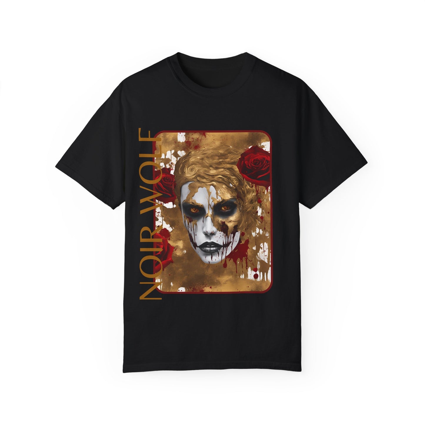 Unisex Garment-Dyed T-shirt De Opulence by Noir Wolf