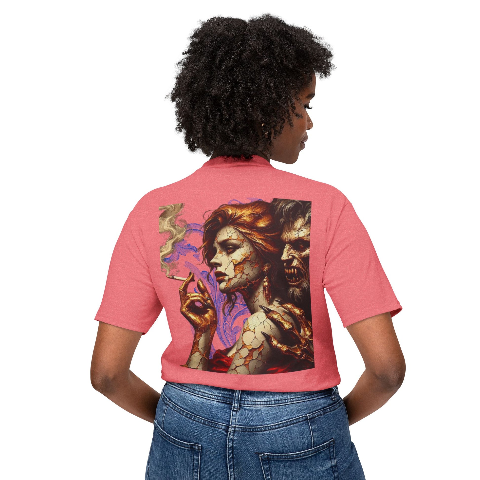 Unisex HD Cotton™ T-shirt De Opulence by Noir Wolf