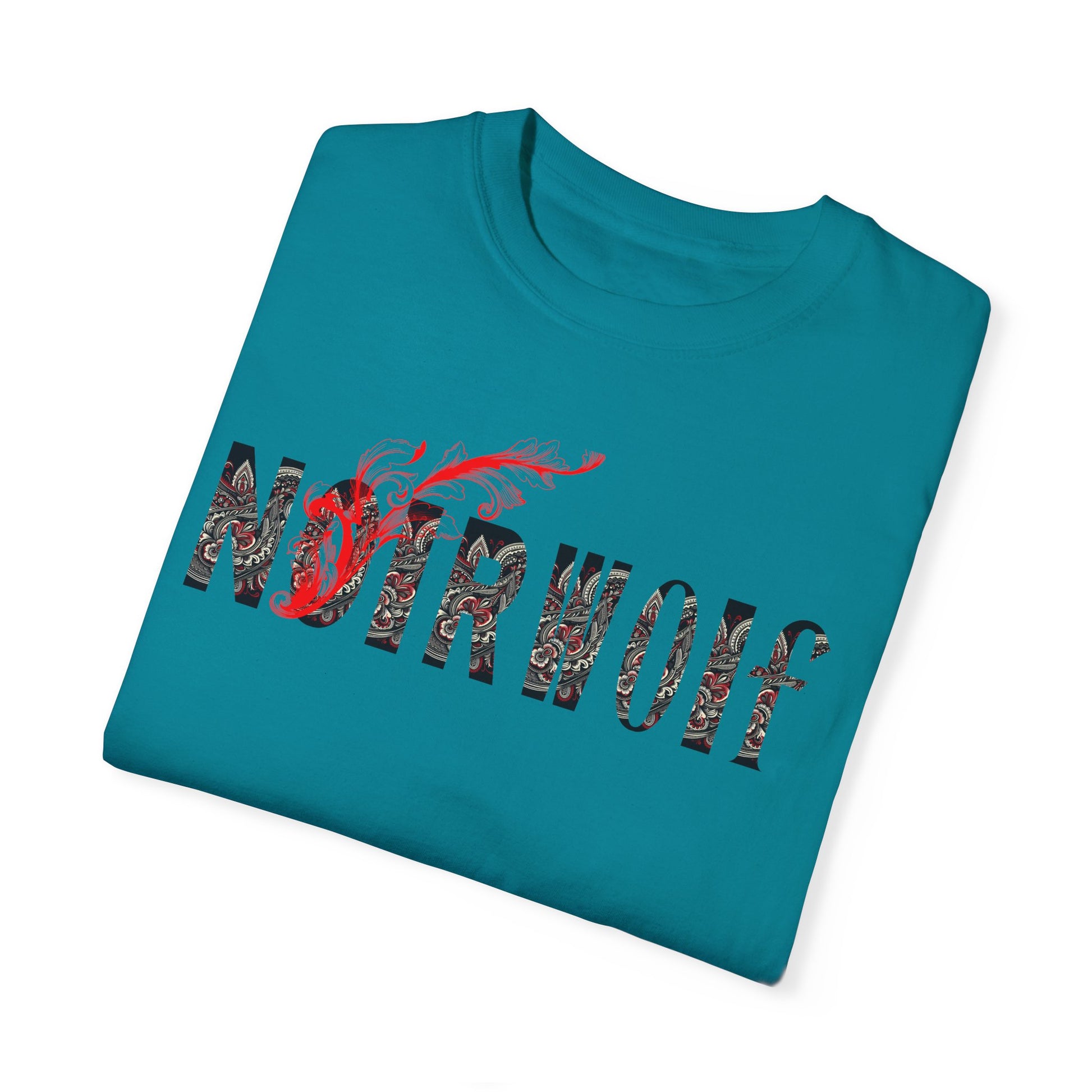 Unisex Garment-Dyed T-shirt De Opulence by Noir Wolf