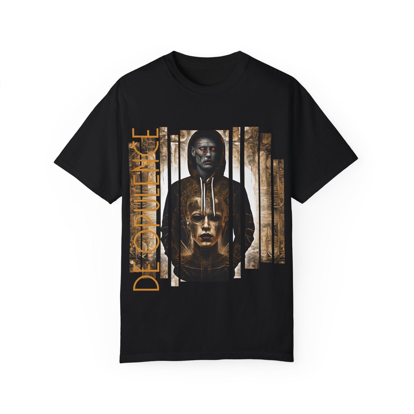 Unisex Garment-Dyed T-shirt De Opluence by Noir Wolf