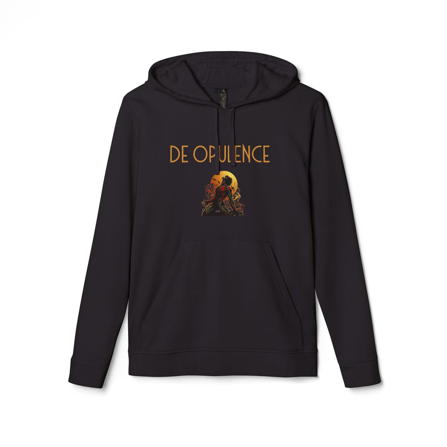 adidas Unisex Fleece Hoodie De Opulence by Noir Wolf Black