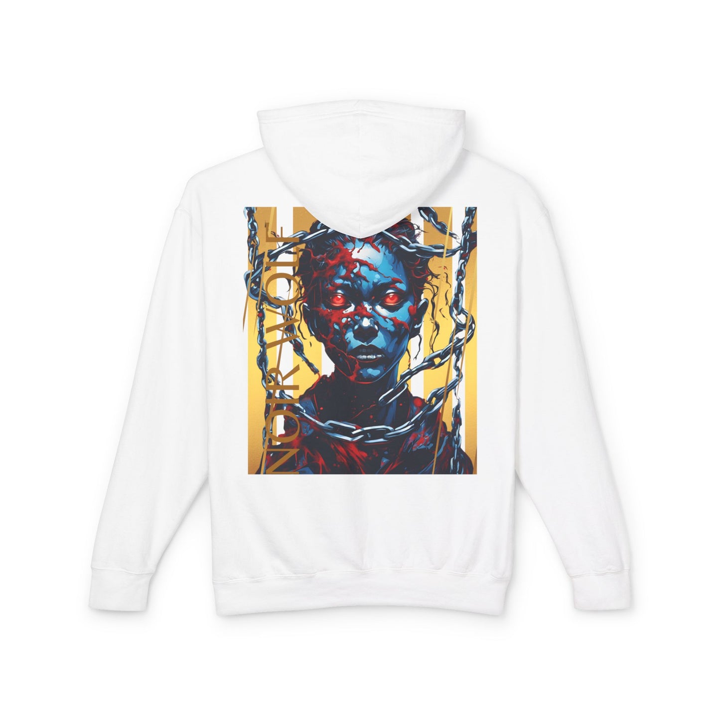 Unisex Lightweight Hooded Sweatshirt - 'Opulence & Freedom' Design