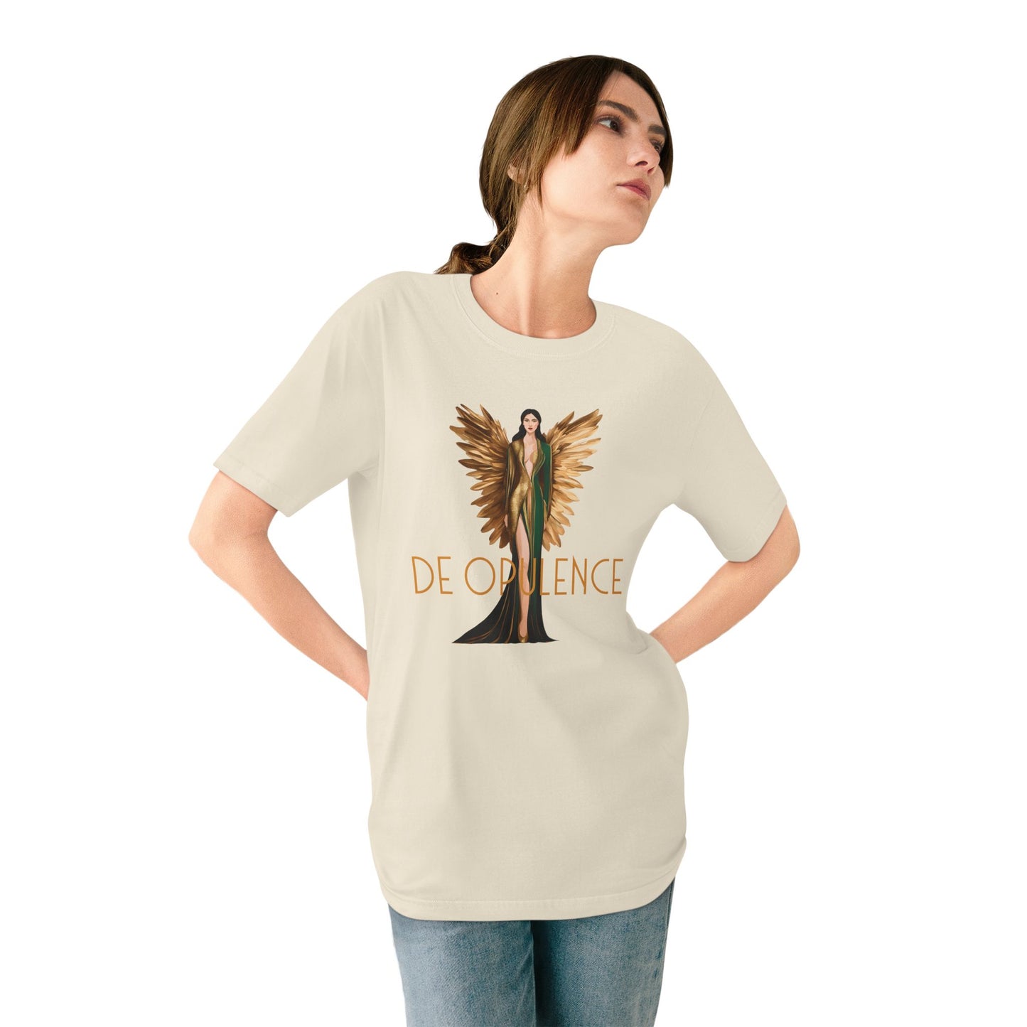 Luxury Angel Graphic T-Shirt - DE OPULENCE