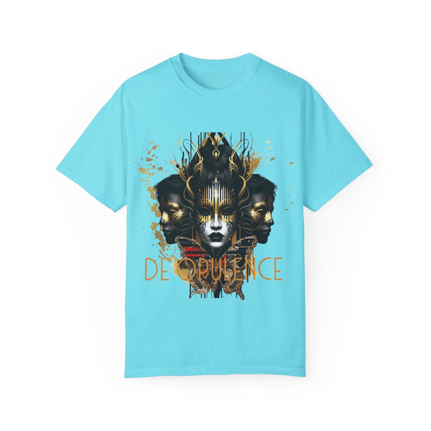 Unisex Garment-Dyed T-shirt Noir Wolf by De opulence