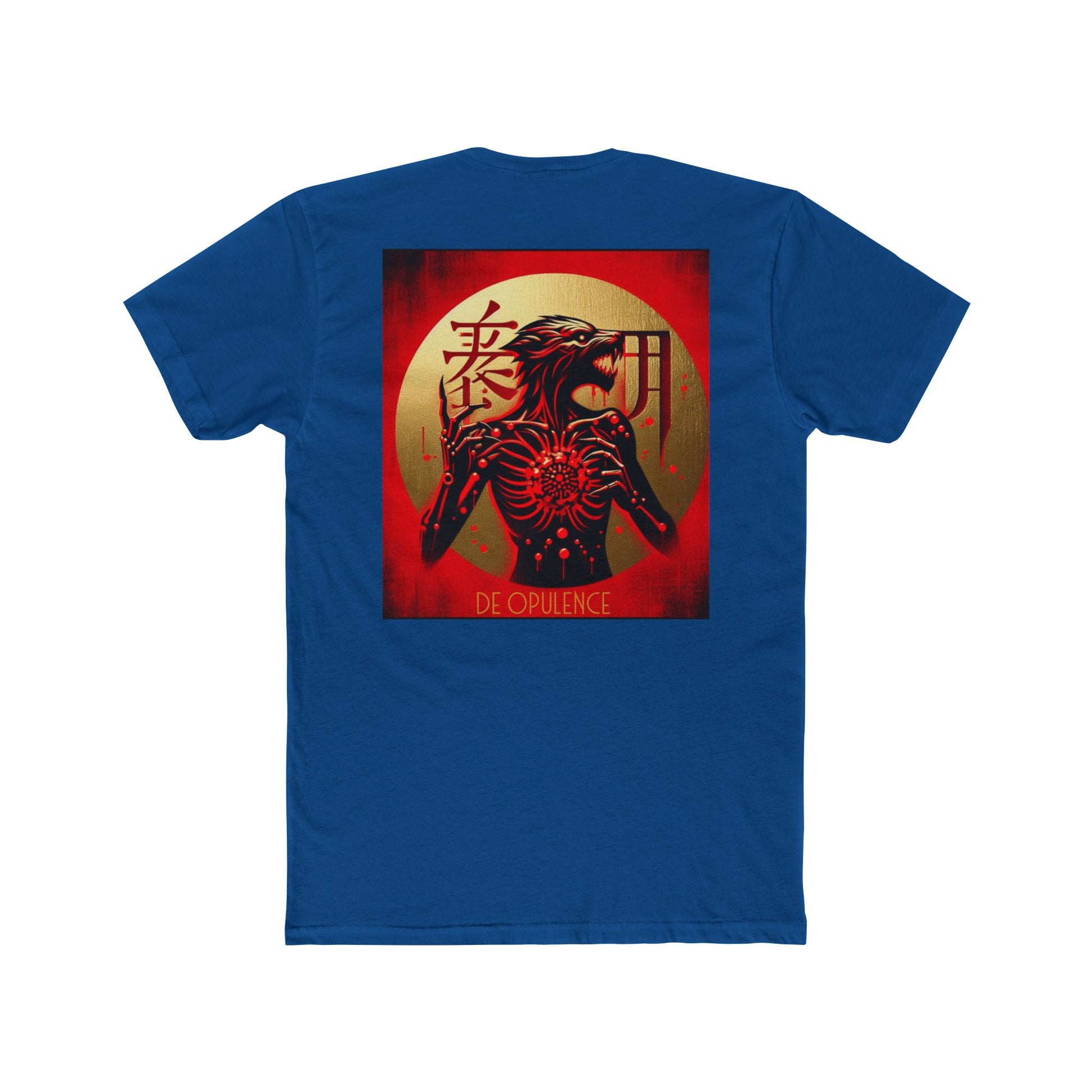 Unisex Cotton Crew Tee De Opulence by Noir Wolf