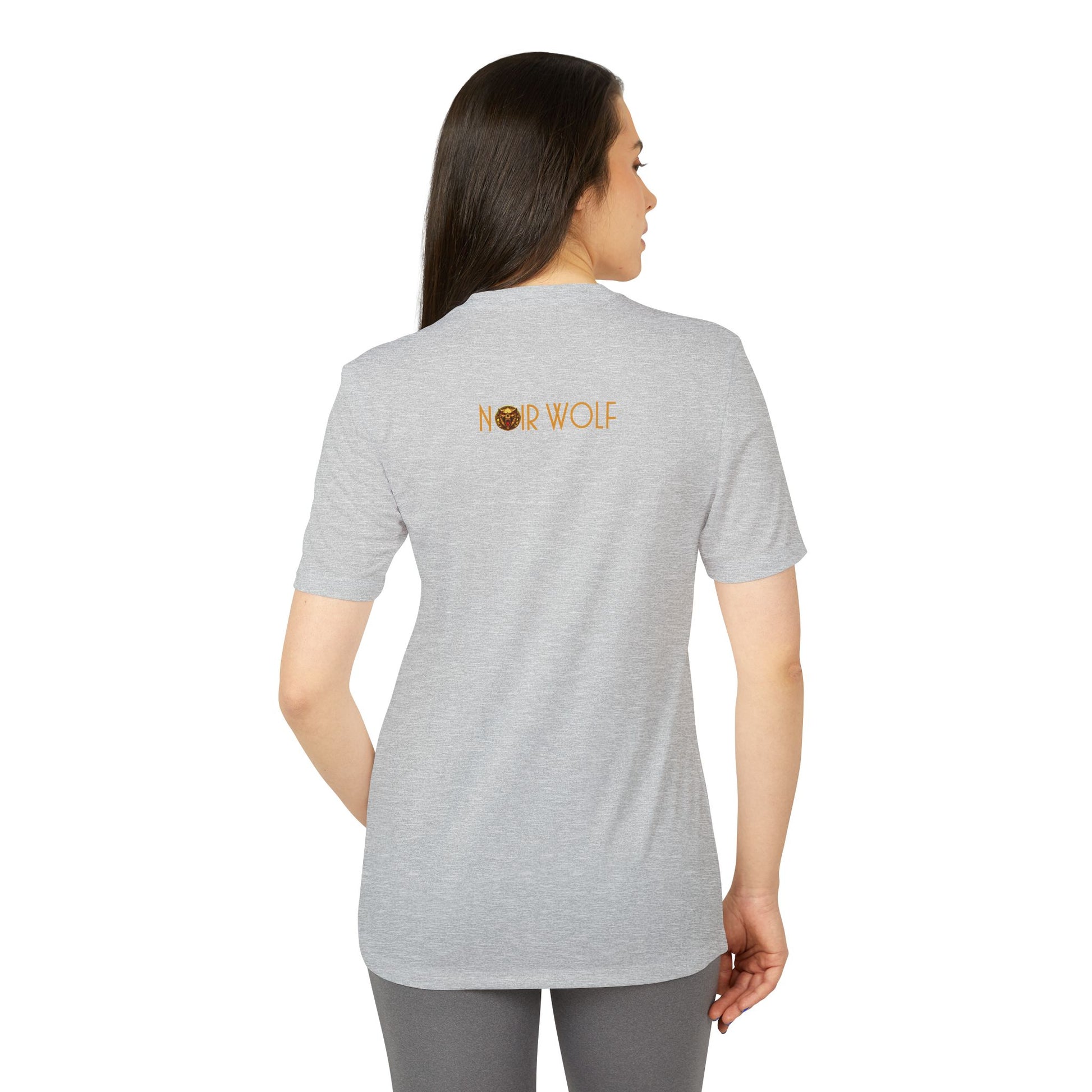 adidas Unisex Sport T-shirt De Opulence by Noir Wolf the style of grace