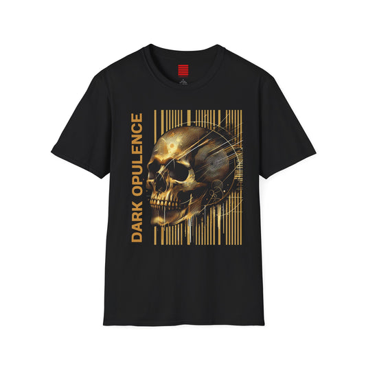 Unisex Softstyle Skull Graphic T-Shirt - Dark Opulence & Norin Wolf Design