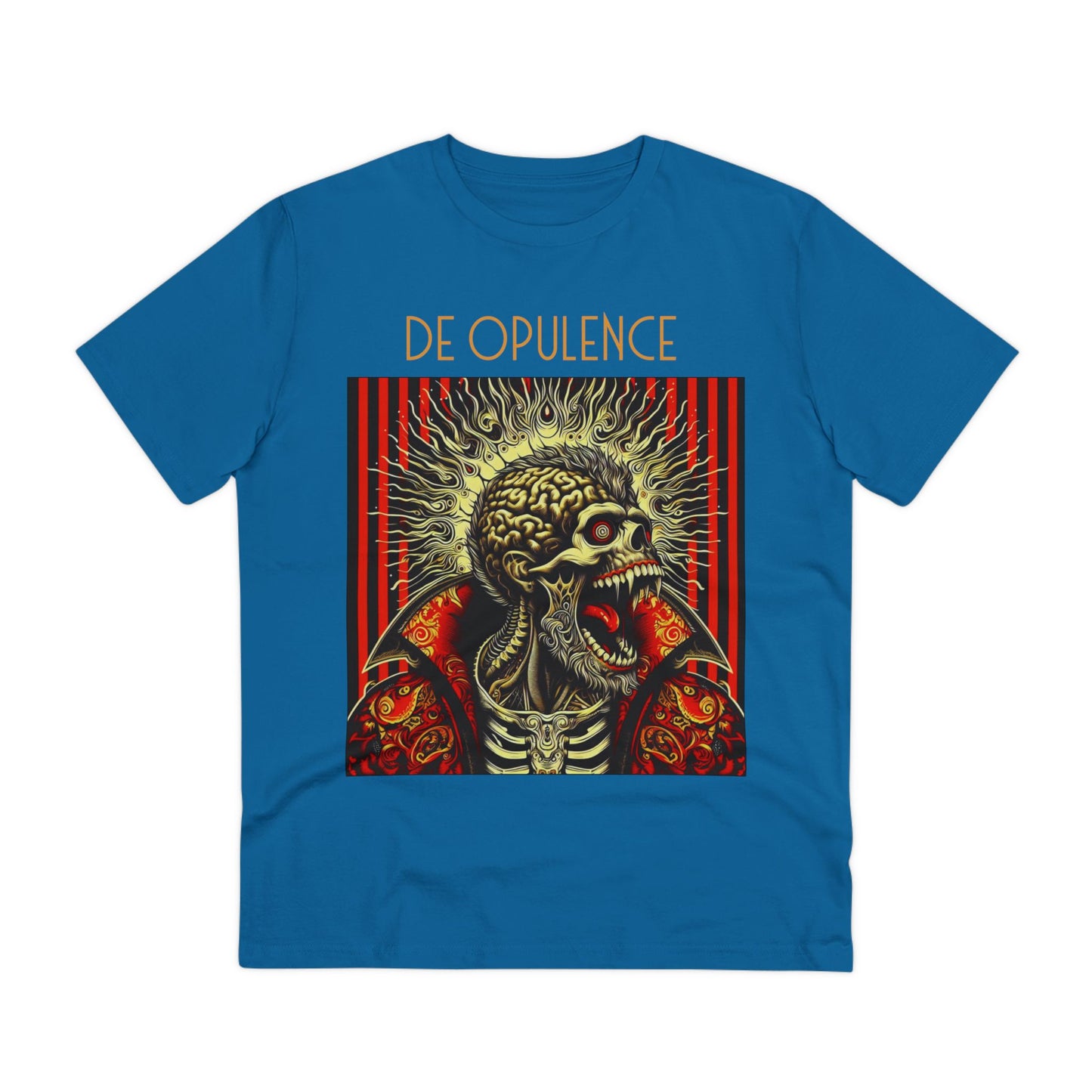 Organic Creator T-shirt - Unisex De Opulence by Noir Wolf Royal Blue 2XS