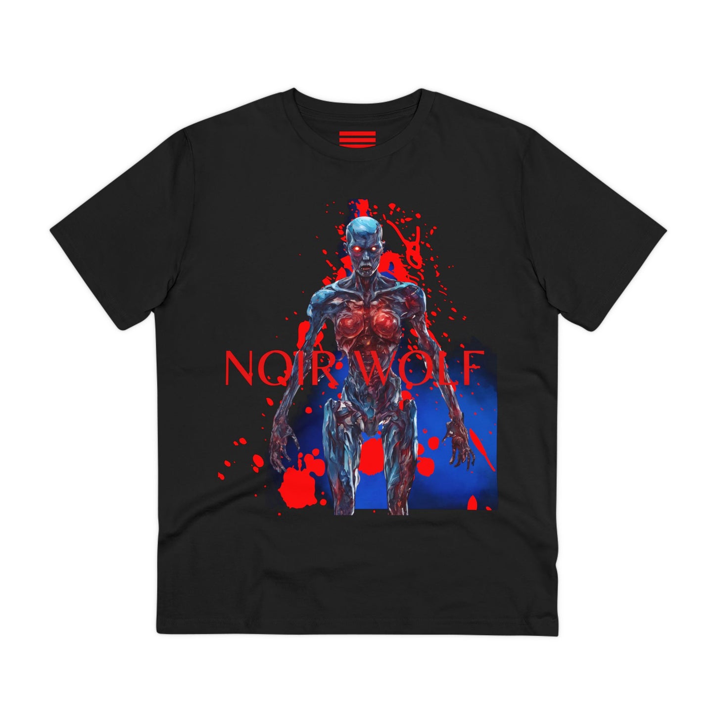 Organic Creator T-shirt - Unisex Blue Doom by Noir Wolf