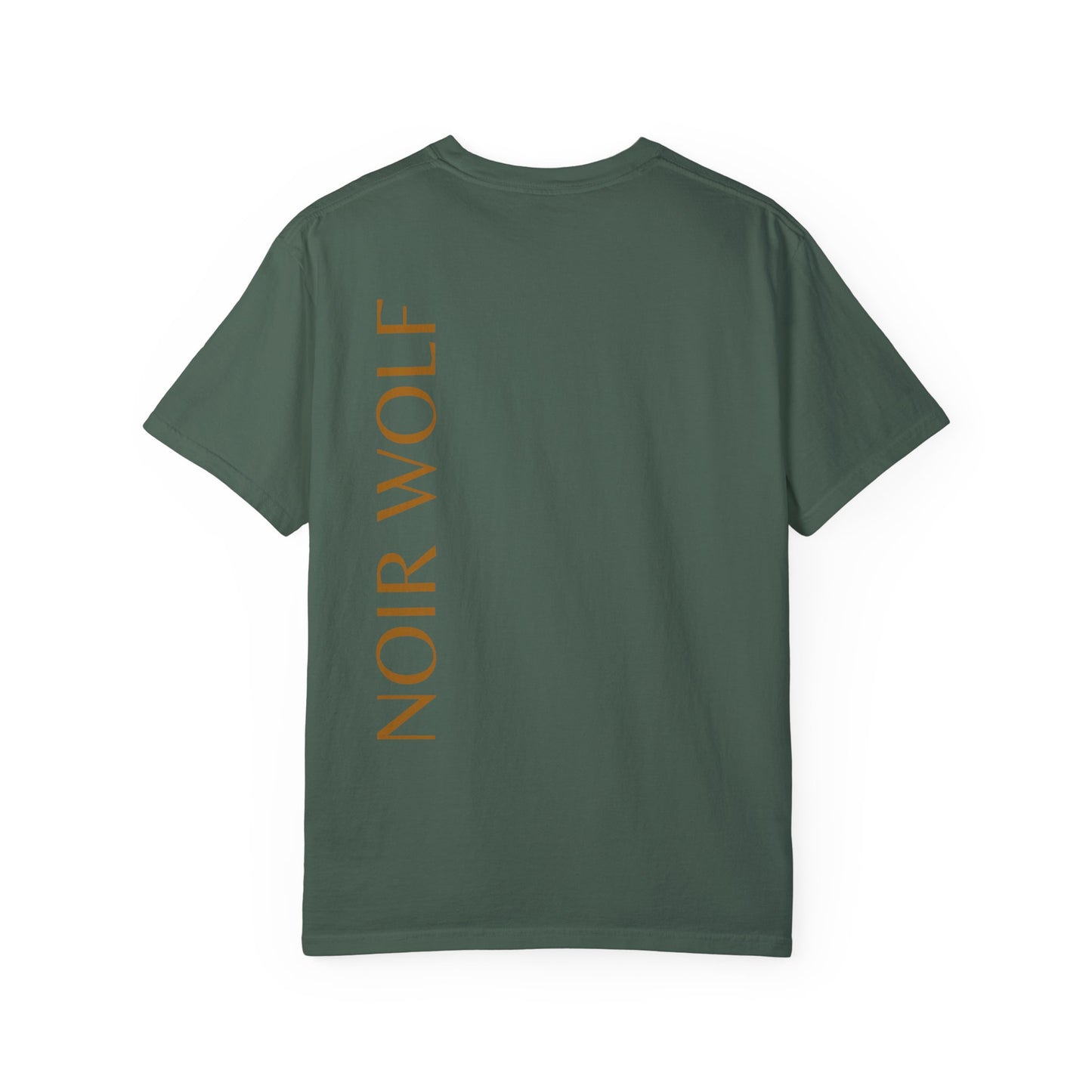 Unisex Garment-Dyed T-shirt Noir Wolf by De opulence