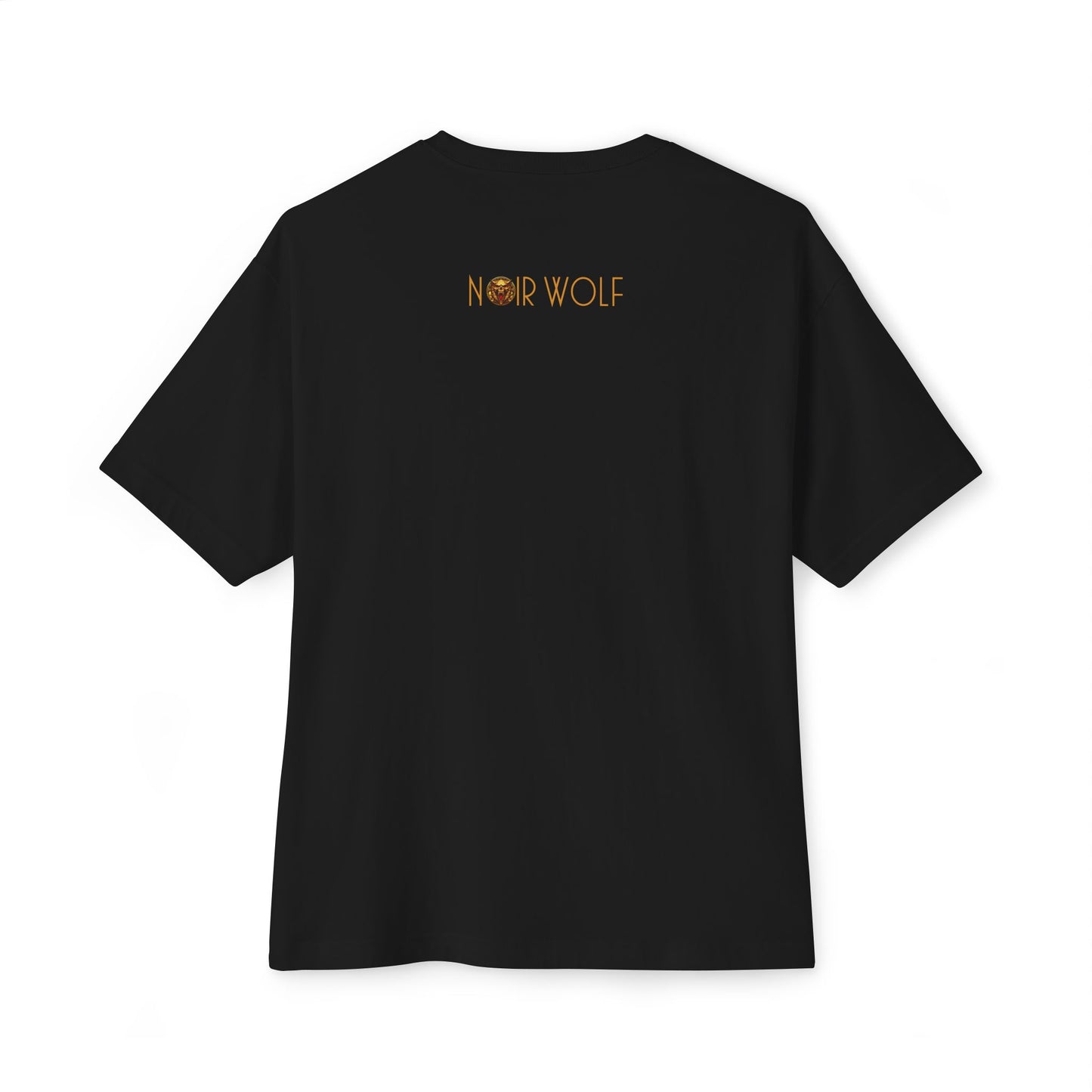 Unisex Oversized Boxy Tee De Opulence by Noir Wolf the style of grace