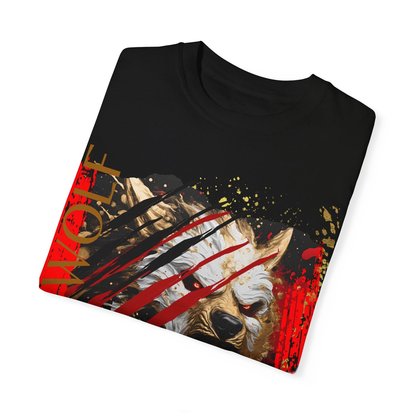 Unisex Garment-Dyed T-shirt De Opulence by Noir Wolf