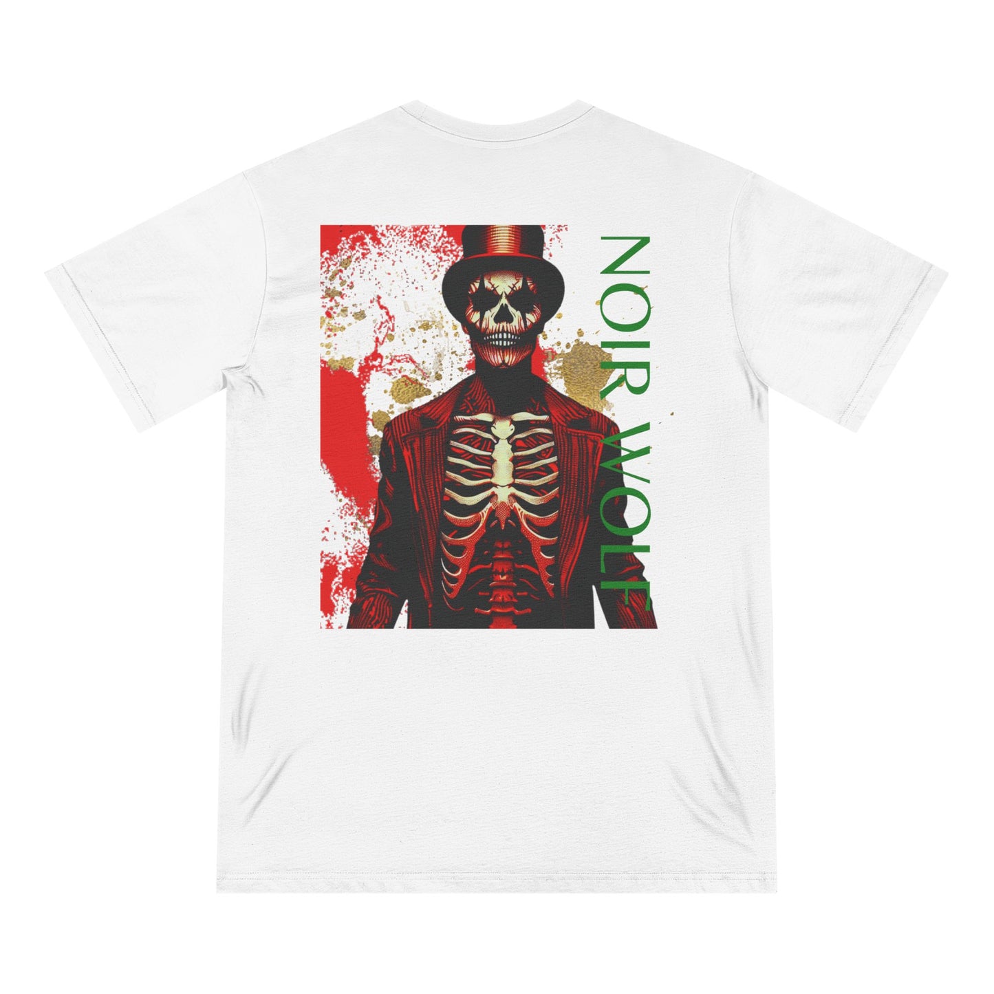 Unisex Organic Horror Graphic T-Shirt - 'Deadly Obedience' & 'Noir Wolf' Design