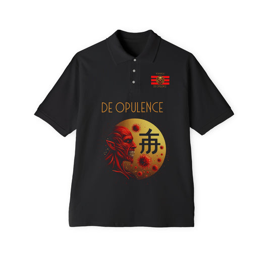 Men's Piqué Polo De Opulence Black
