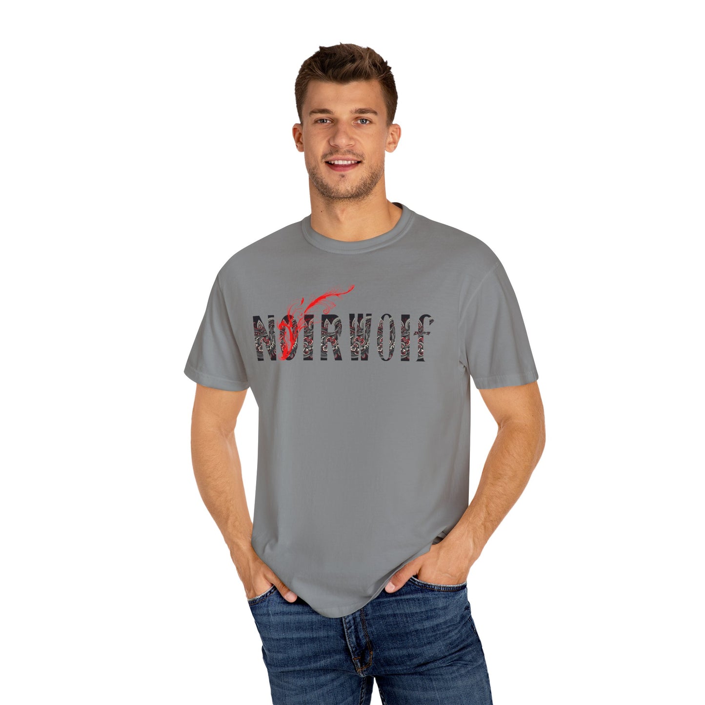 Unisex Garment-Dyed T-shirt De Opulence by Noir Wolf