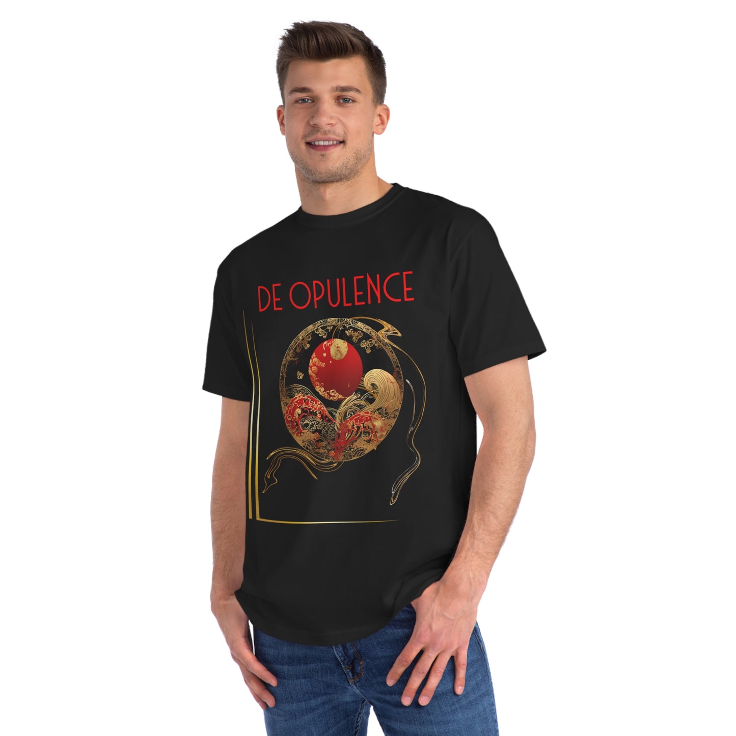 Organic Unisex Classic T-Shirt De Opulence by Noir Wolf