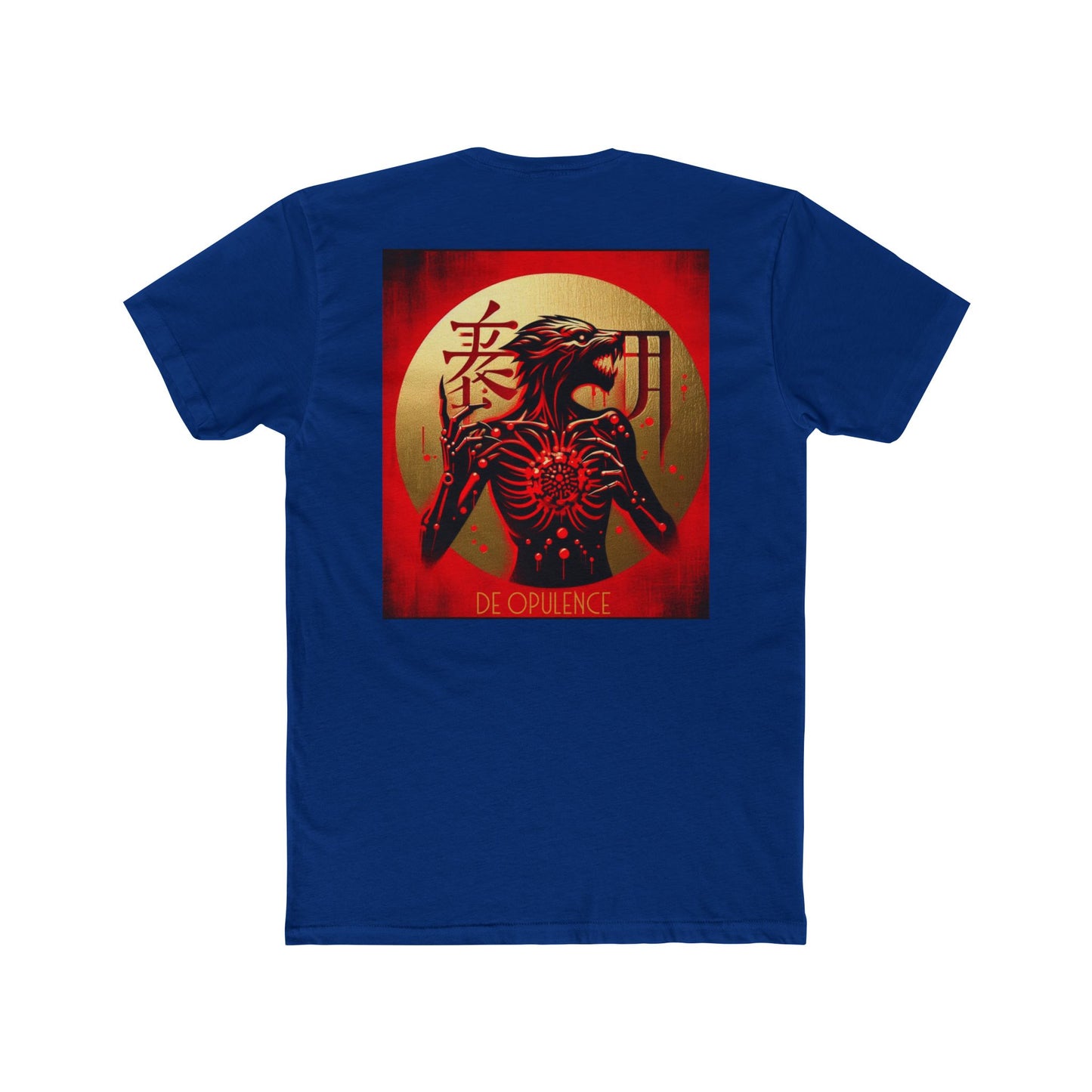 Unisex Cotton Crew Tee De Opulence by Noir Wolf