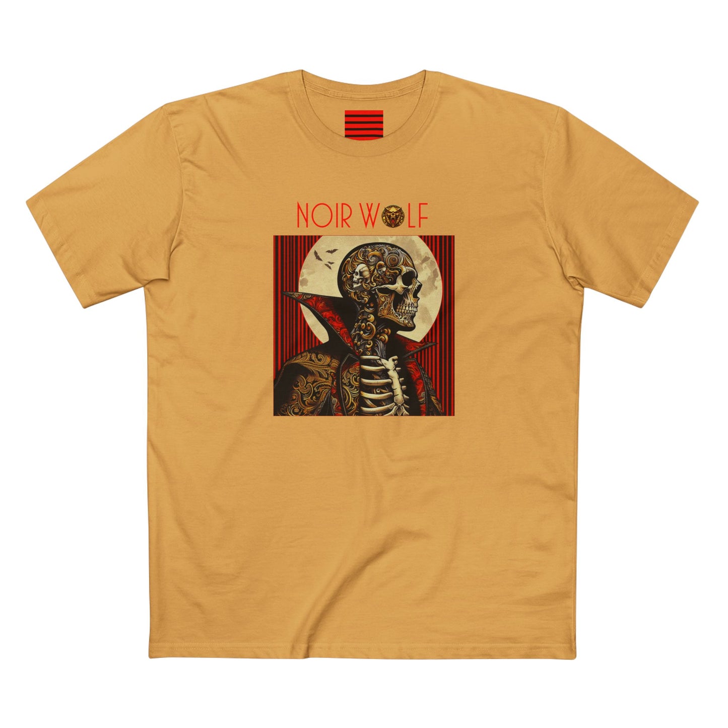 Men's Staple Tee De Opulence By Noir Wolf Mustard