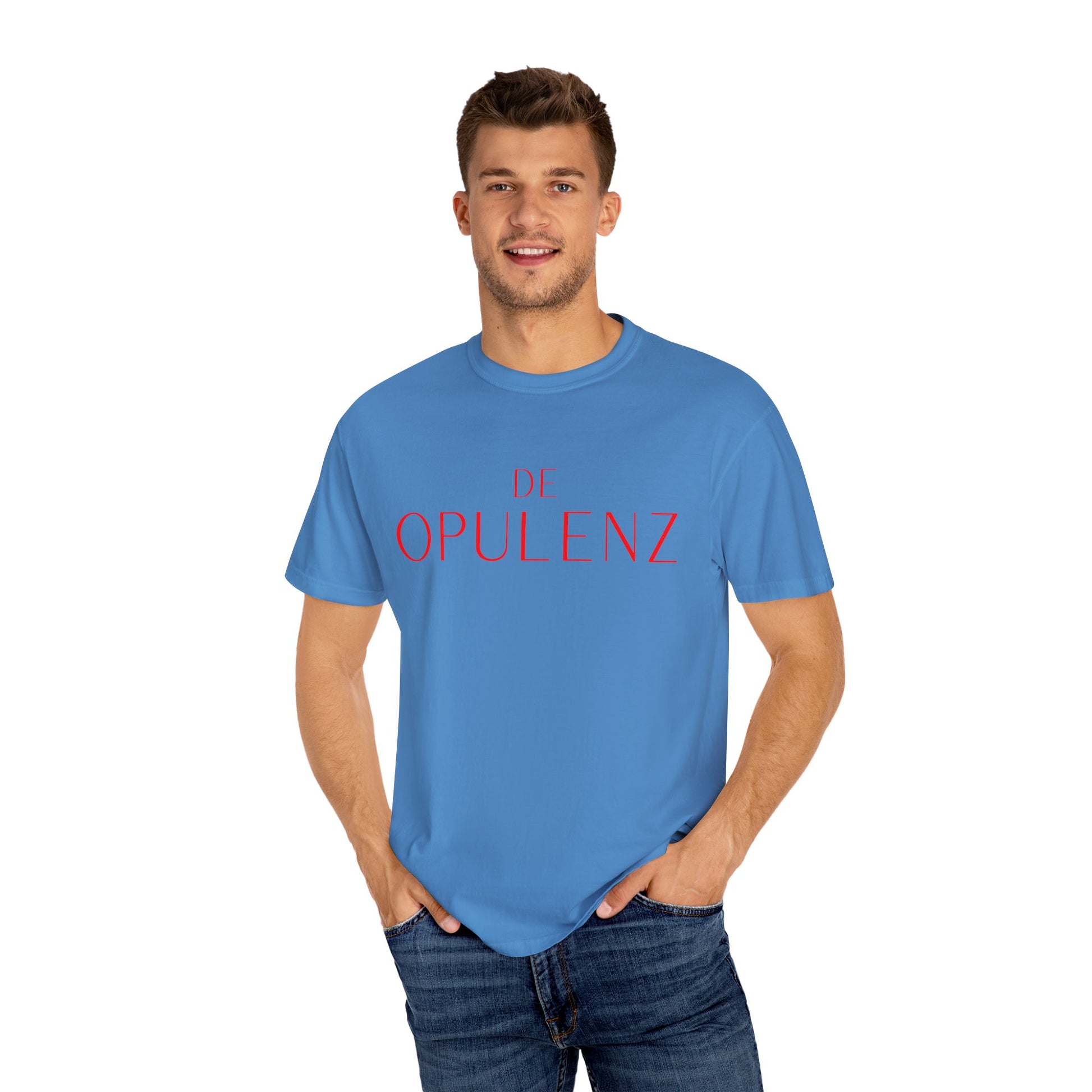 Unisex Garment-Dyed T-shirt De Opulence by Noir Wolf