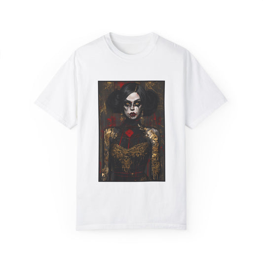 Unisex Garment-Dyed T-shirt De Opulence by Noir Wolf
