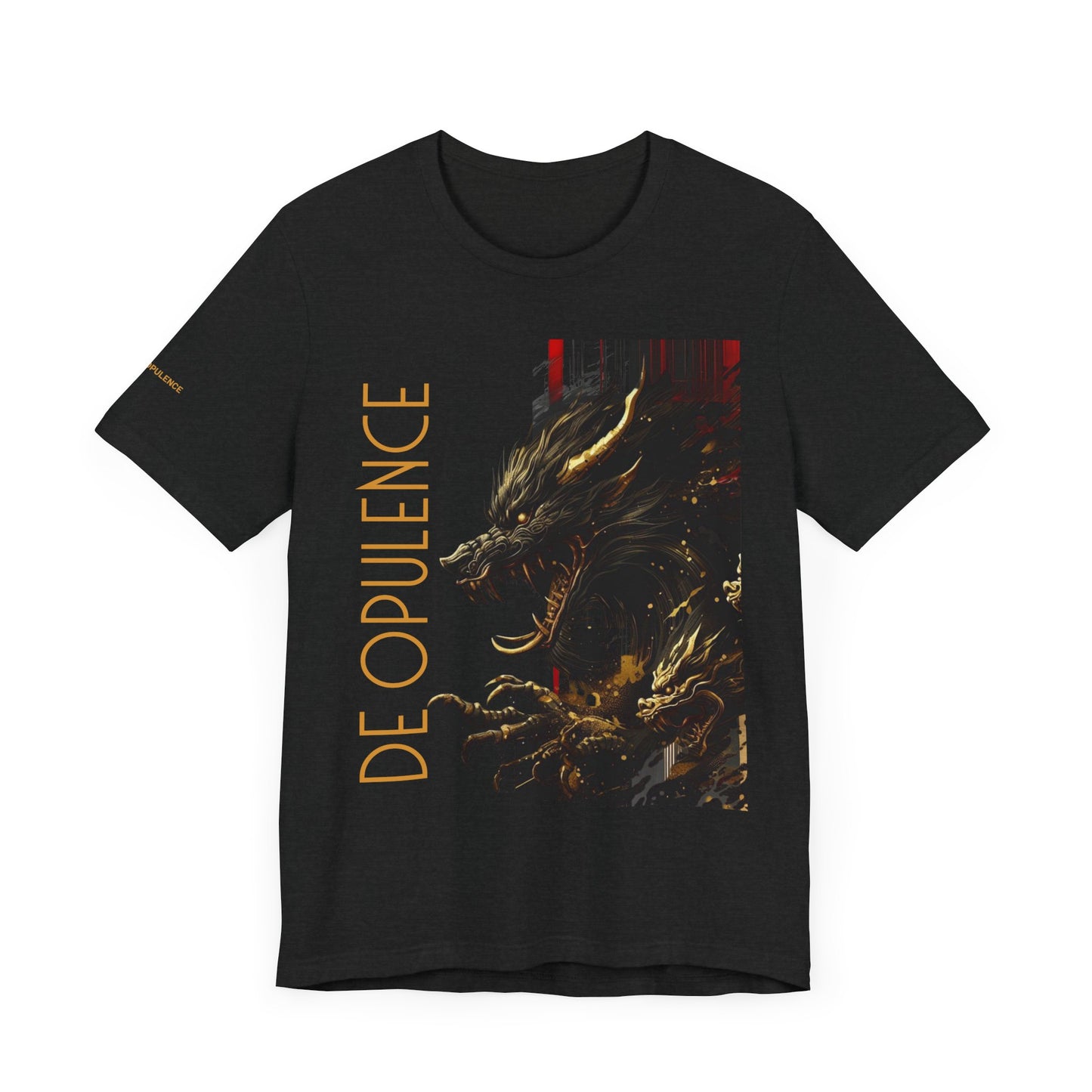 Unisex Graphic Tee - DE OPULENCE & NOIR WOLF Design