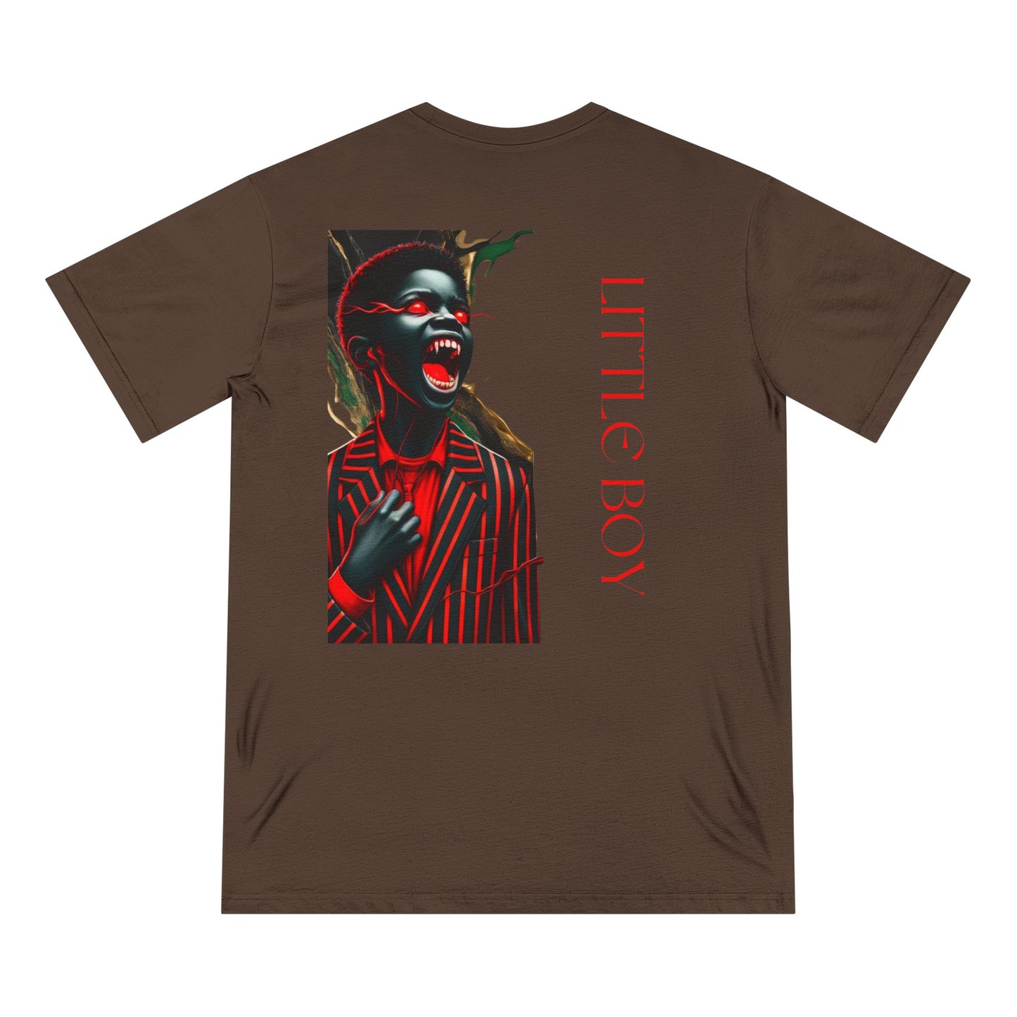 Edgy Graphic T-Shirt - "Noir Wolf" & "Little Boy" Design