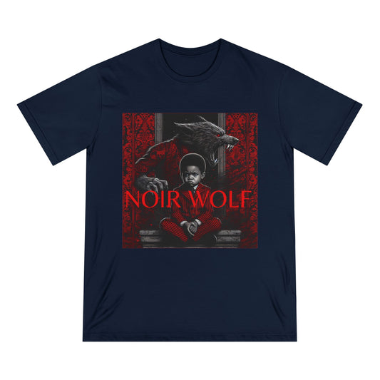 Organic Staple T-shirt little boy on the porch