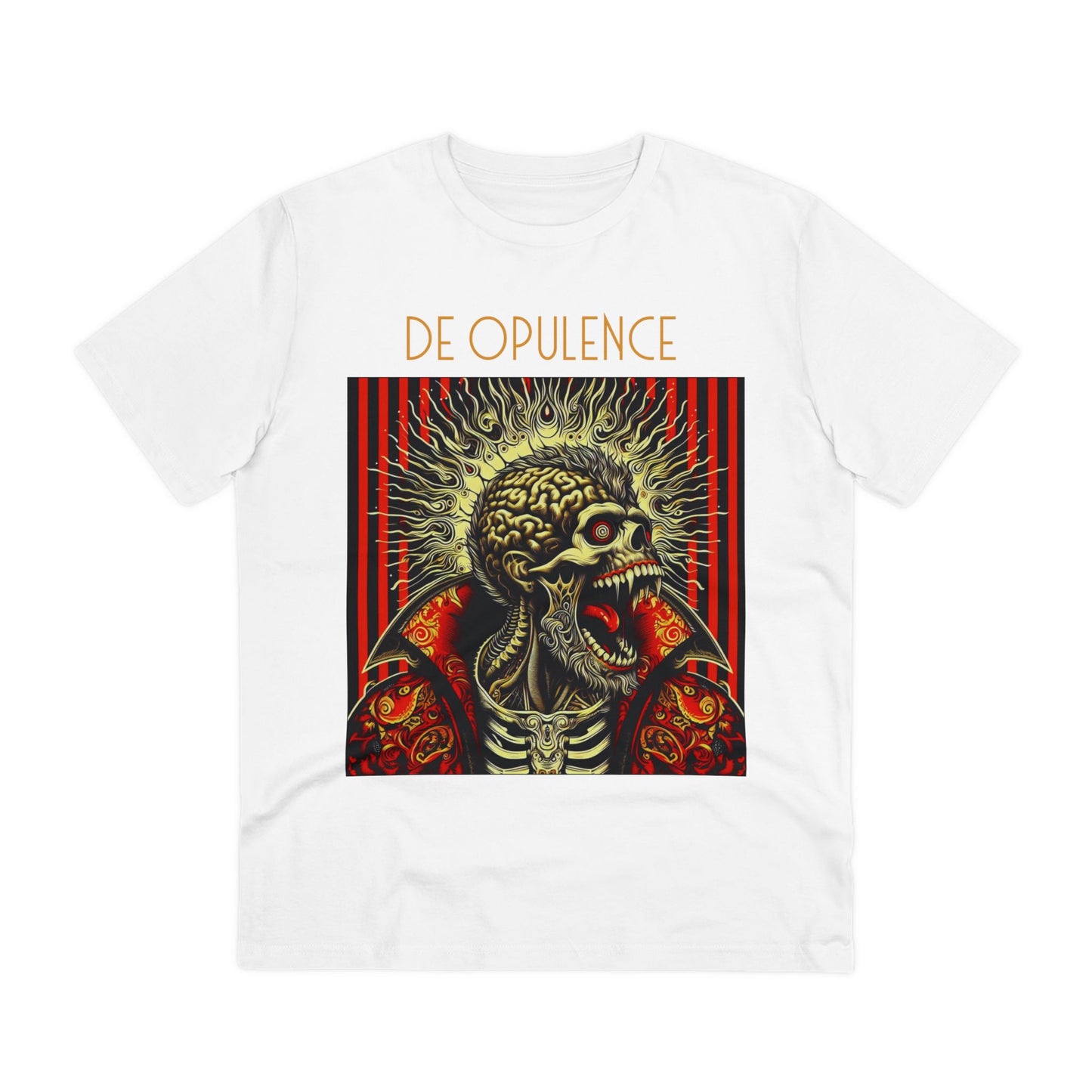 Organic Creator T-shirt - Unisex De Opulence by Noir Wolf White
