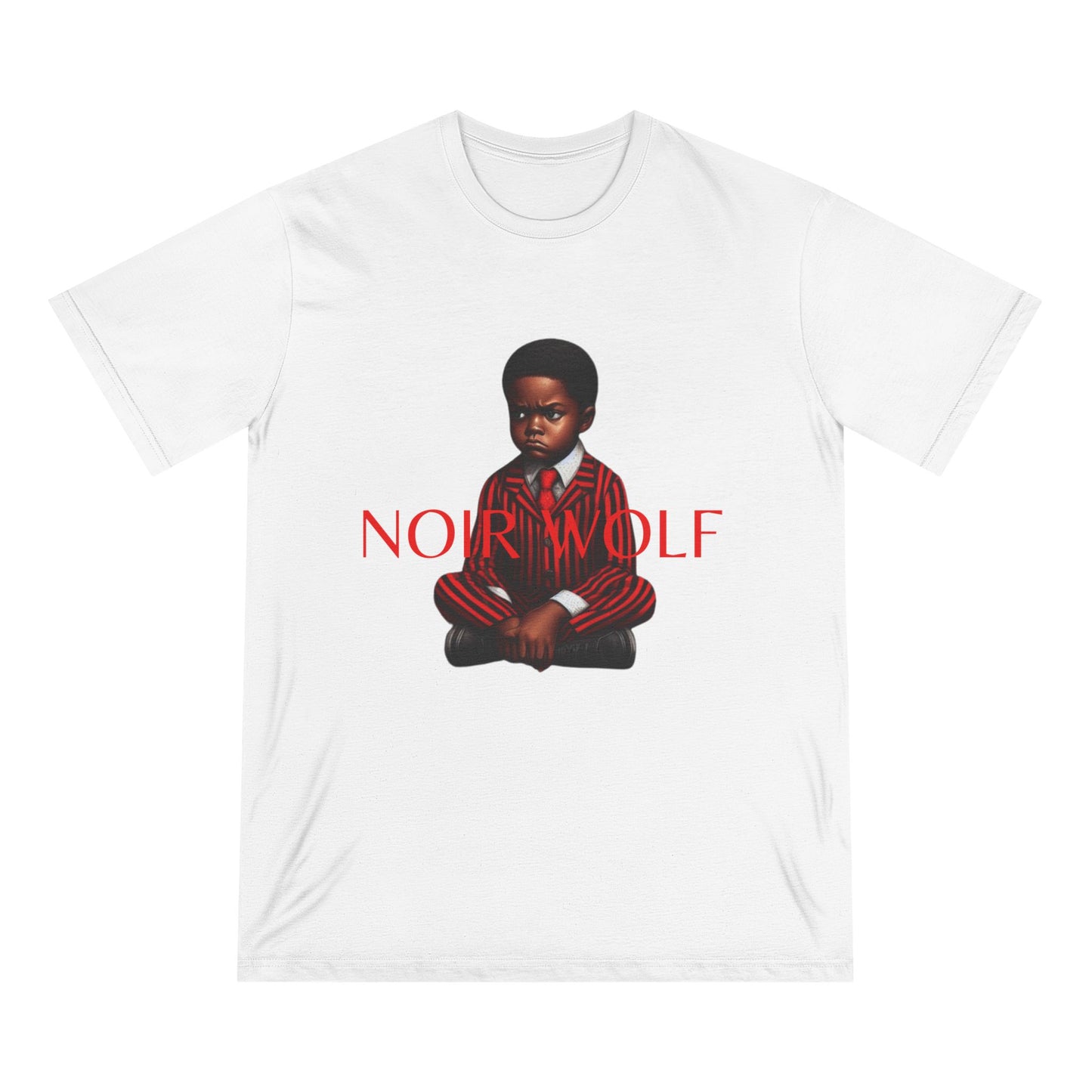 Organic Staple T-shirt little boy on the porch