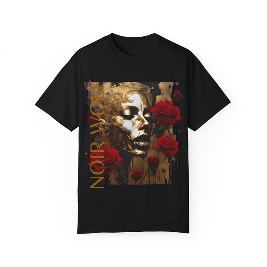 Unisex Garment-Dyed T-shirt De Opulence by Noir Wolf