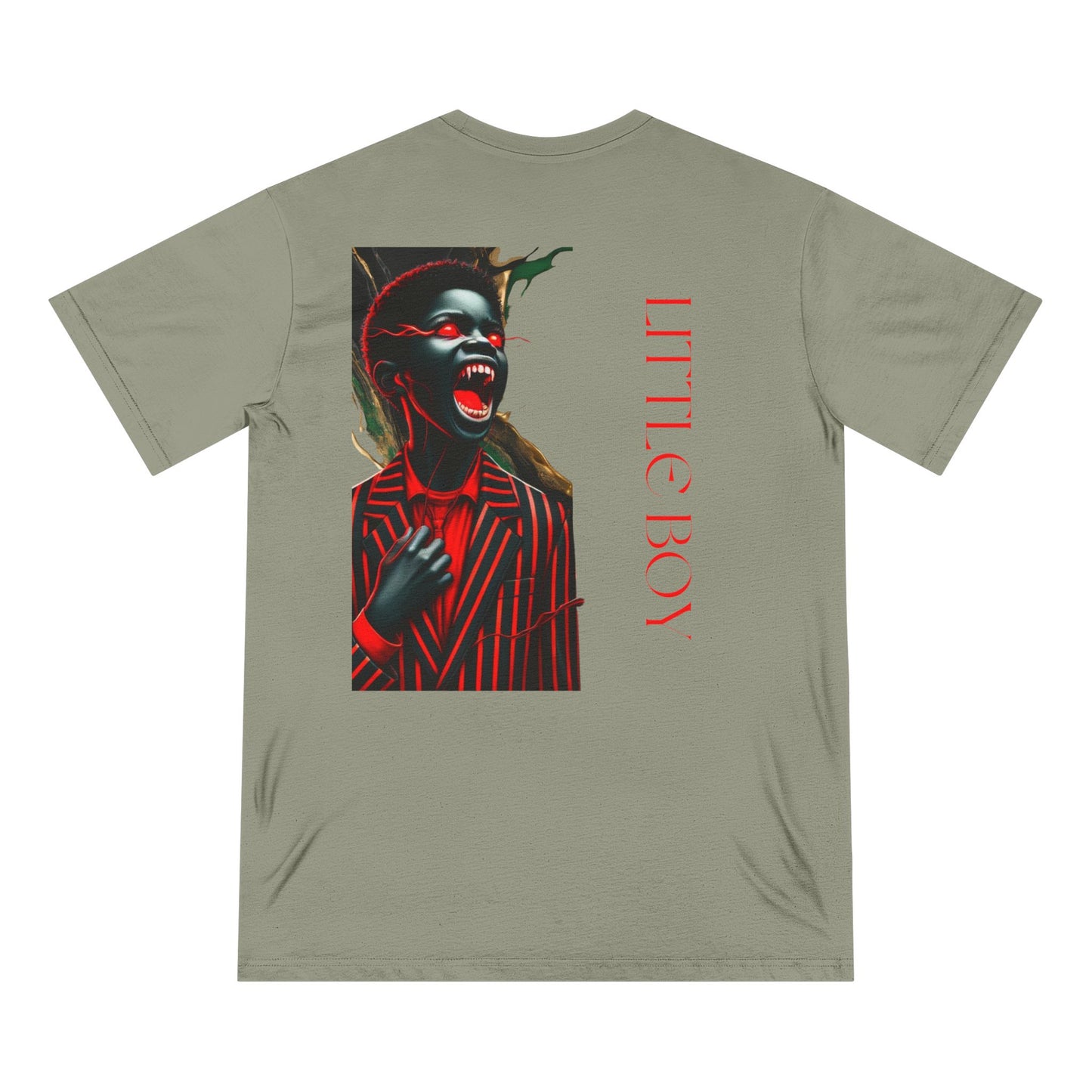 Edgy Graphic T-Shirt - "Noir Wolf" & "Little Boy" Design