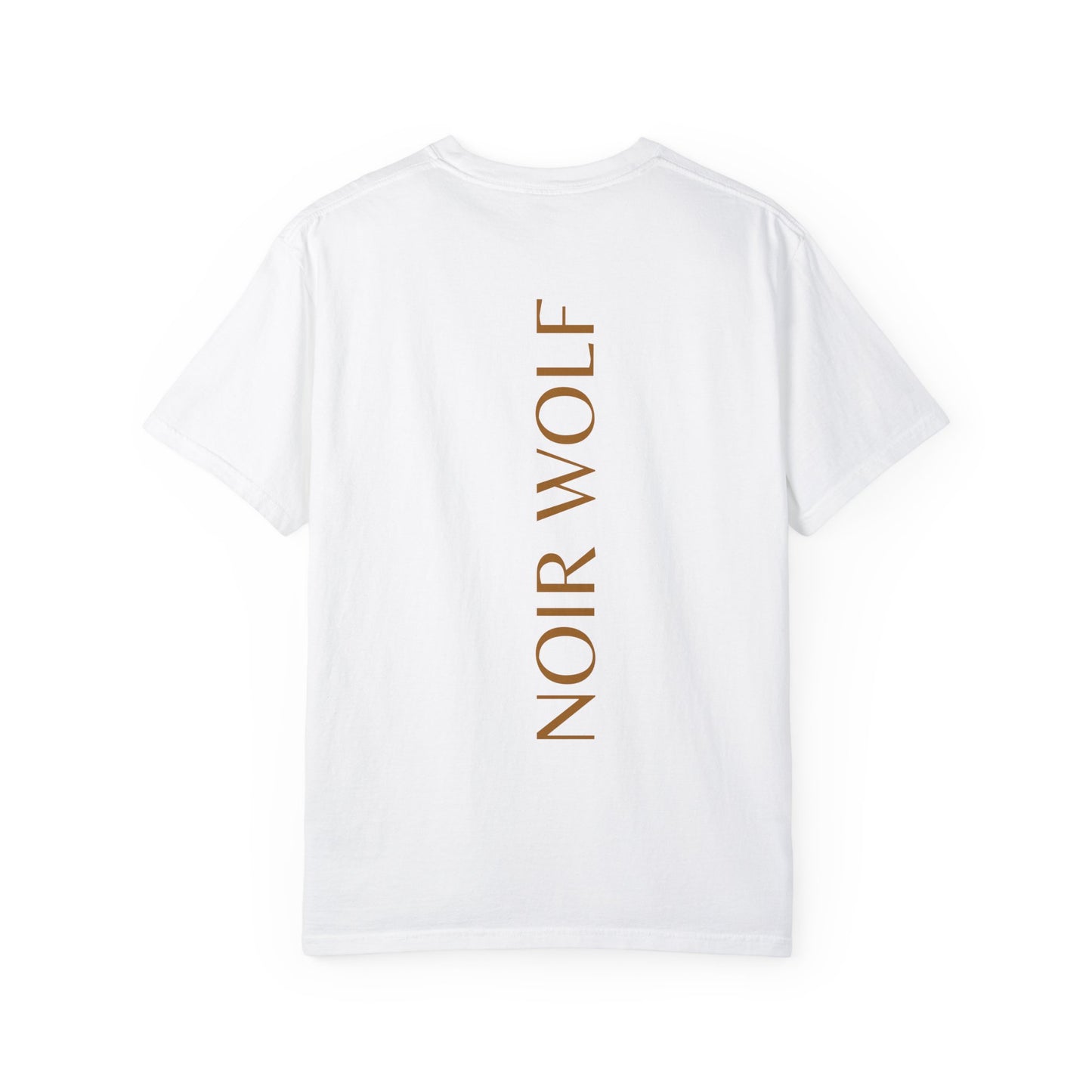 Unisex Garment-Dyed T-shirt NOIR WOLF DE OPULENCE