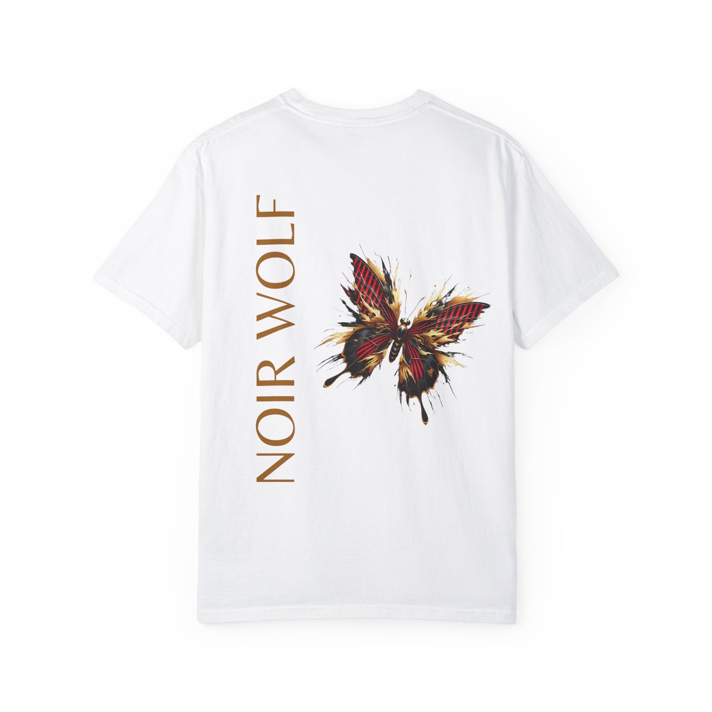 Unisex Garment-Dyed T-shirt Noir Wolf by De opulence