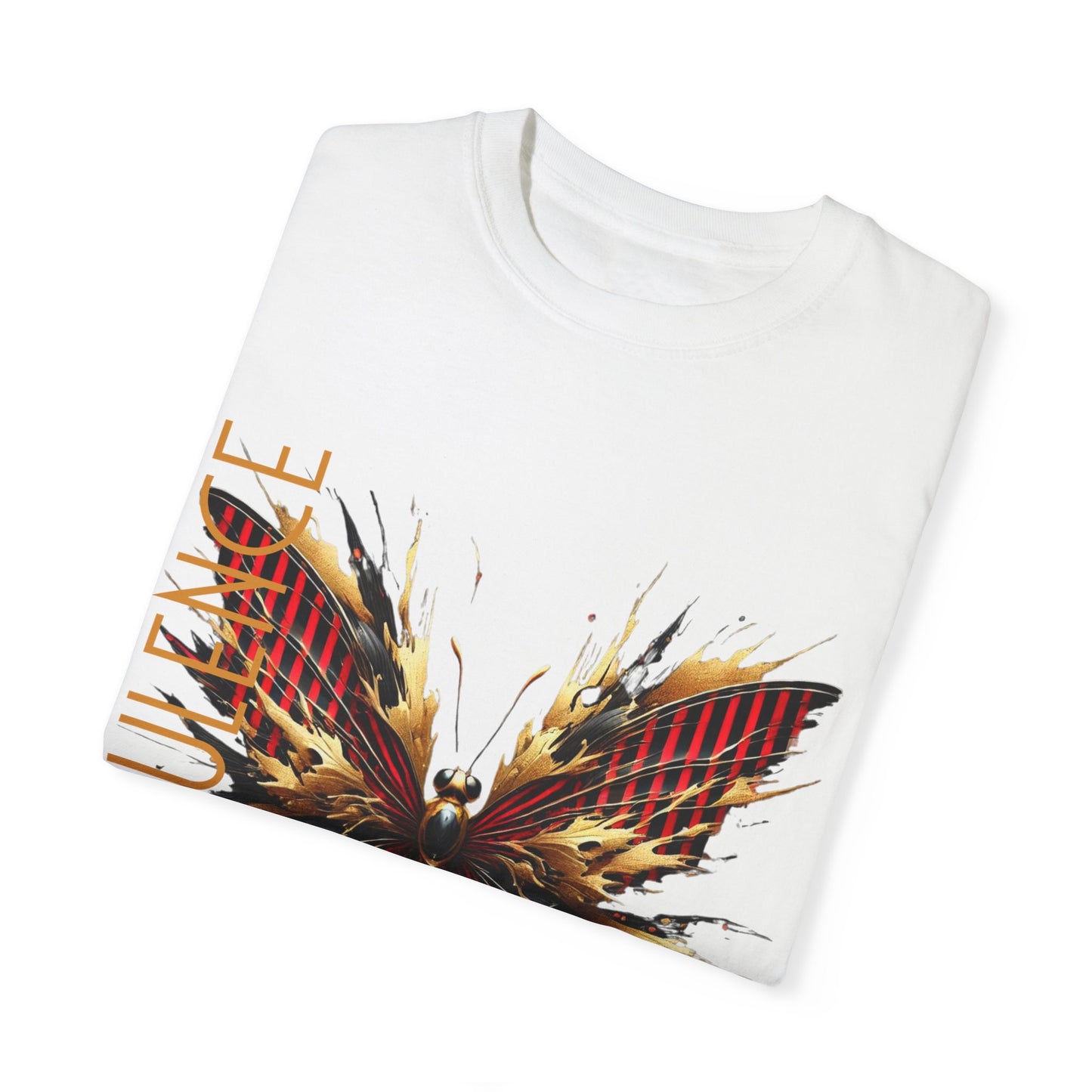 Unisex Garment-Dyed T-shirt NOIR WOLF De Opulence