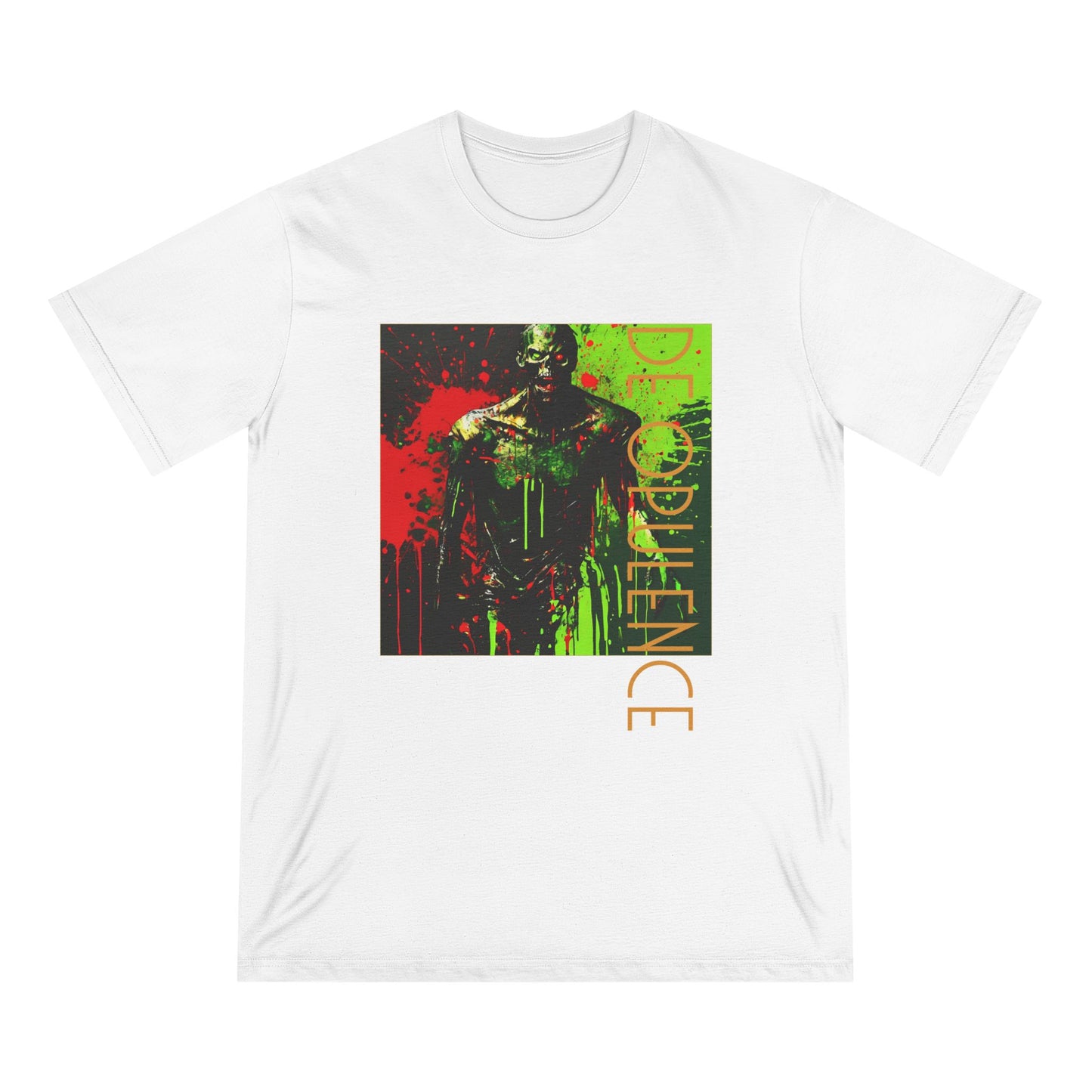 Unisex Organic Horror Graphic T-Shirt - 'Deadly Obedience' & 'Noir Wolf' Design