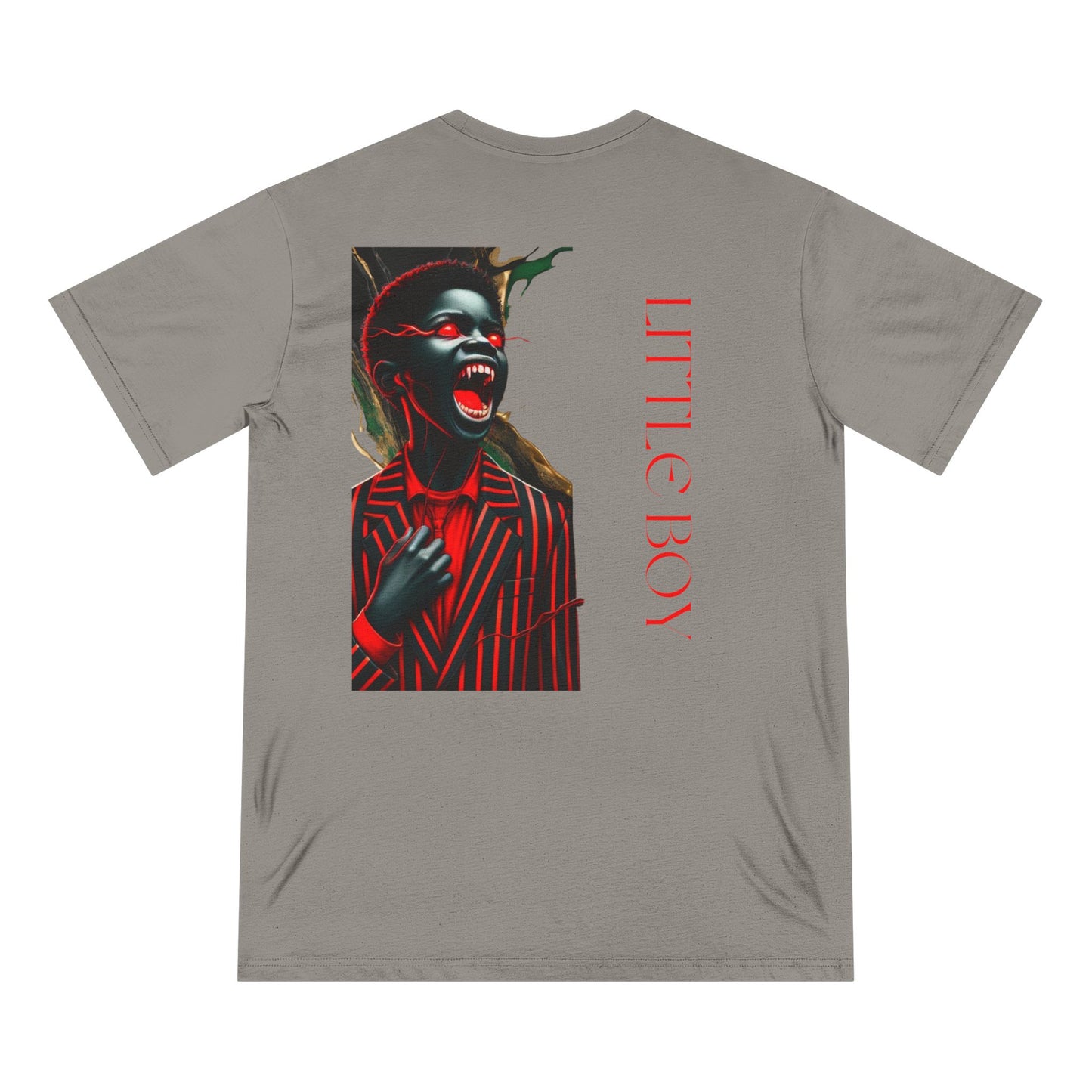 Edgy Graphic T-Shirt - "Noir Wolf" & "Little Boy" Design