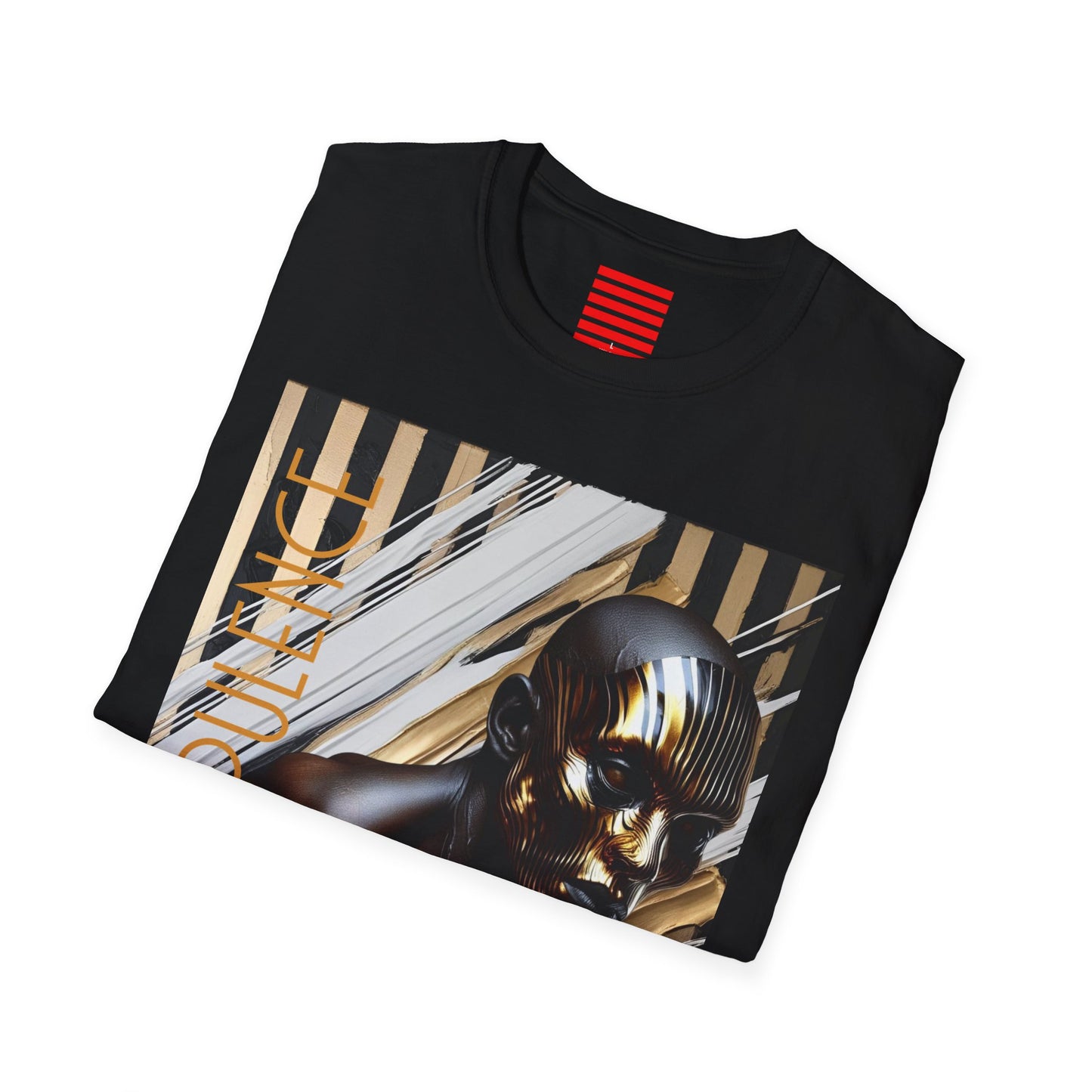 Noir Wolf Graphic T-Shirt - Softstyle Unisex Tee with Bold Design