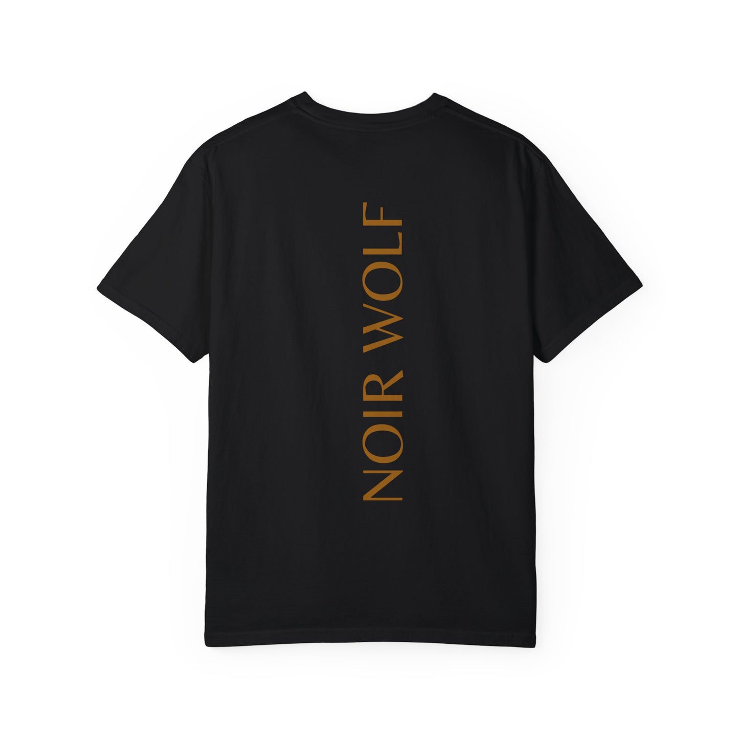 Unisex Garment-Dyed T-shirt NOIR WOLF DE OPULENCE