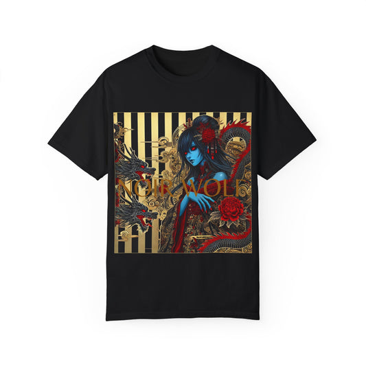 Unisex Garment-Dyed T-shirt De Opulence by Noir Wolf