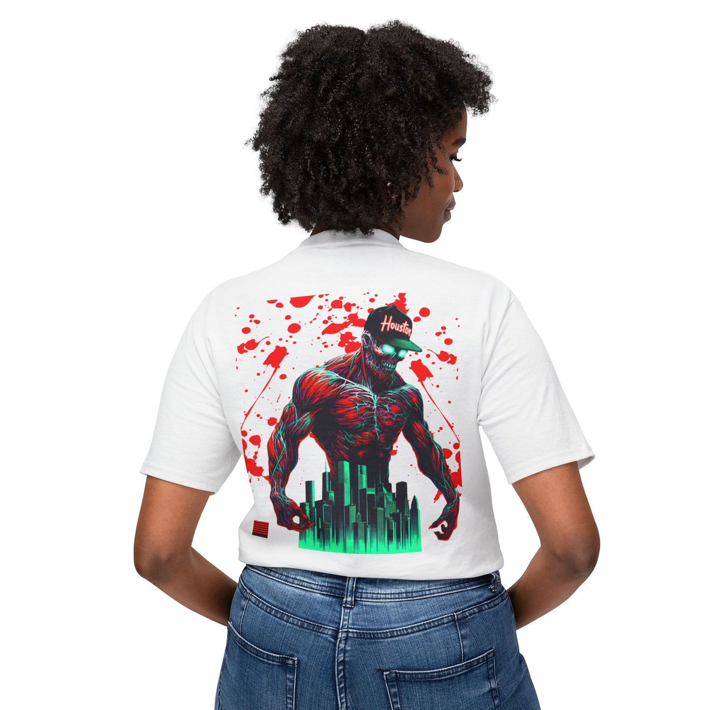 Unisex HD Cotton™ T-shirt NOIR WOLF HOUSTON