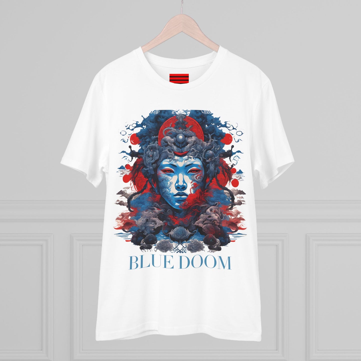 Organic Creator T-shirt - Unisex Blue Doom by Noir Wolf