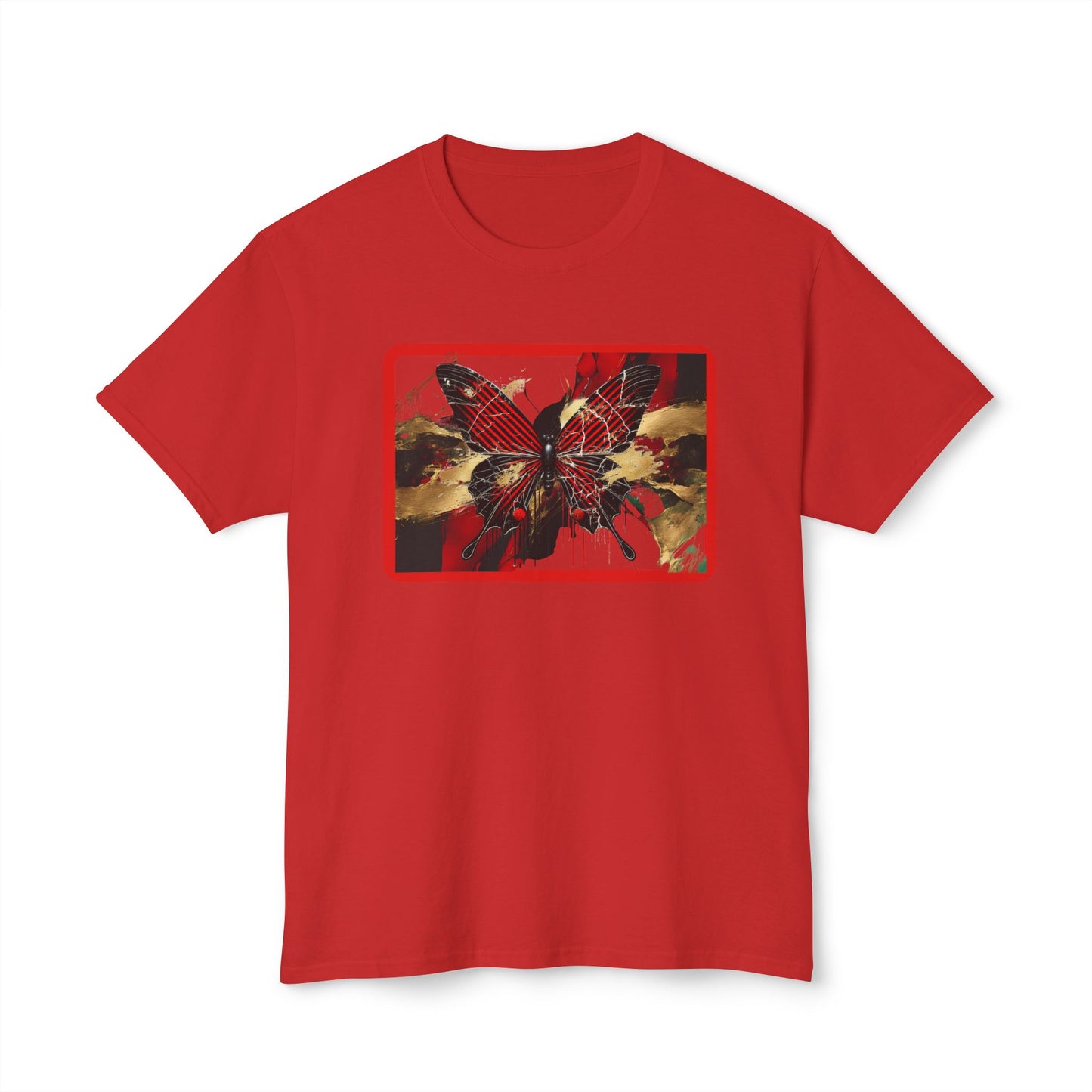 Colorful Butterfly Art Unisex T-Shirt - Unique Graphic Tee for Nature Lovers