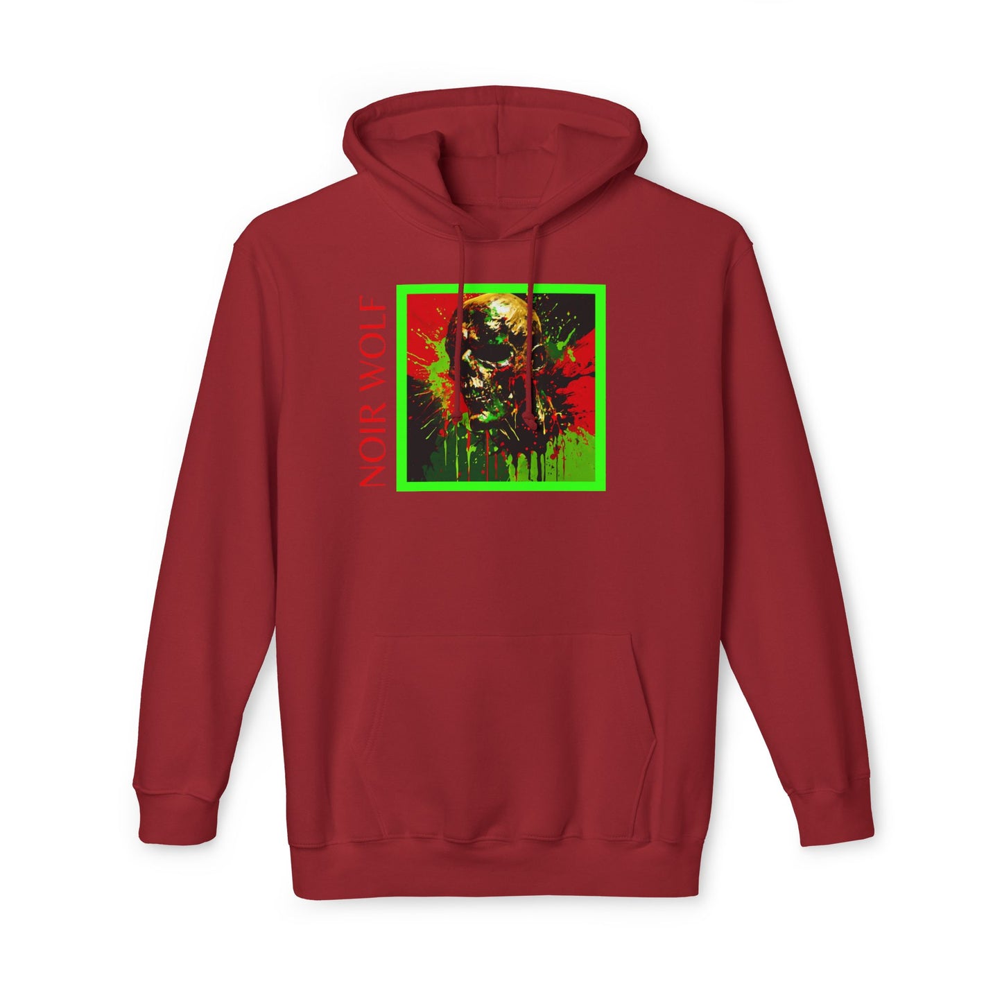 Vibrant Unisex Hooded Sweatshirt - Noir Wolf & De Opulence Designs
